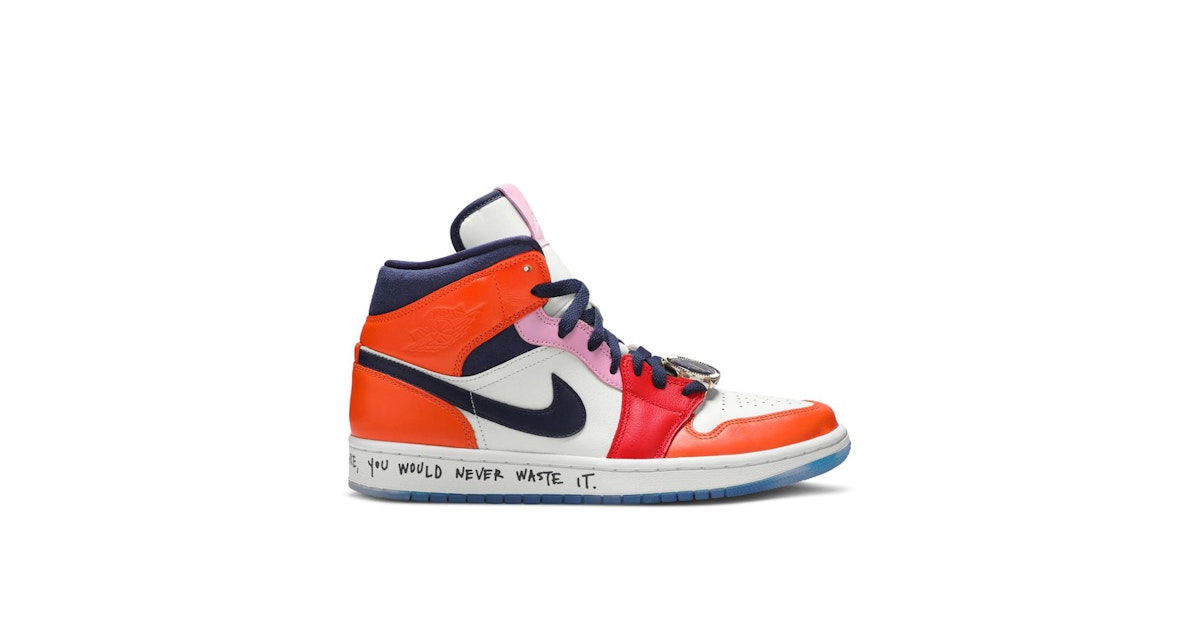 Air Jordan Mid SE Fearless Melody Ehsani Womens CQ7629-100 Laced