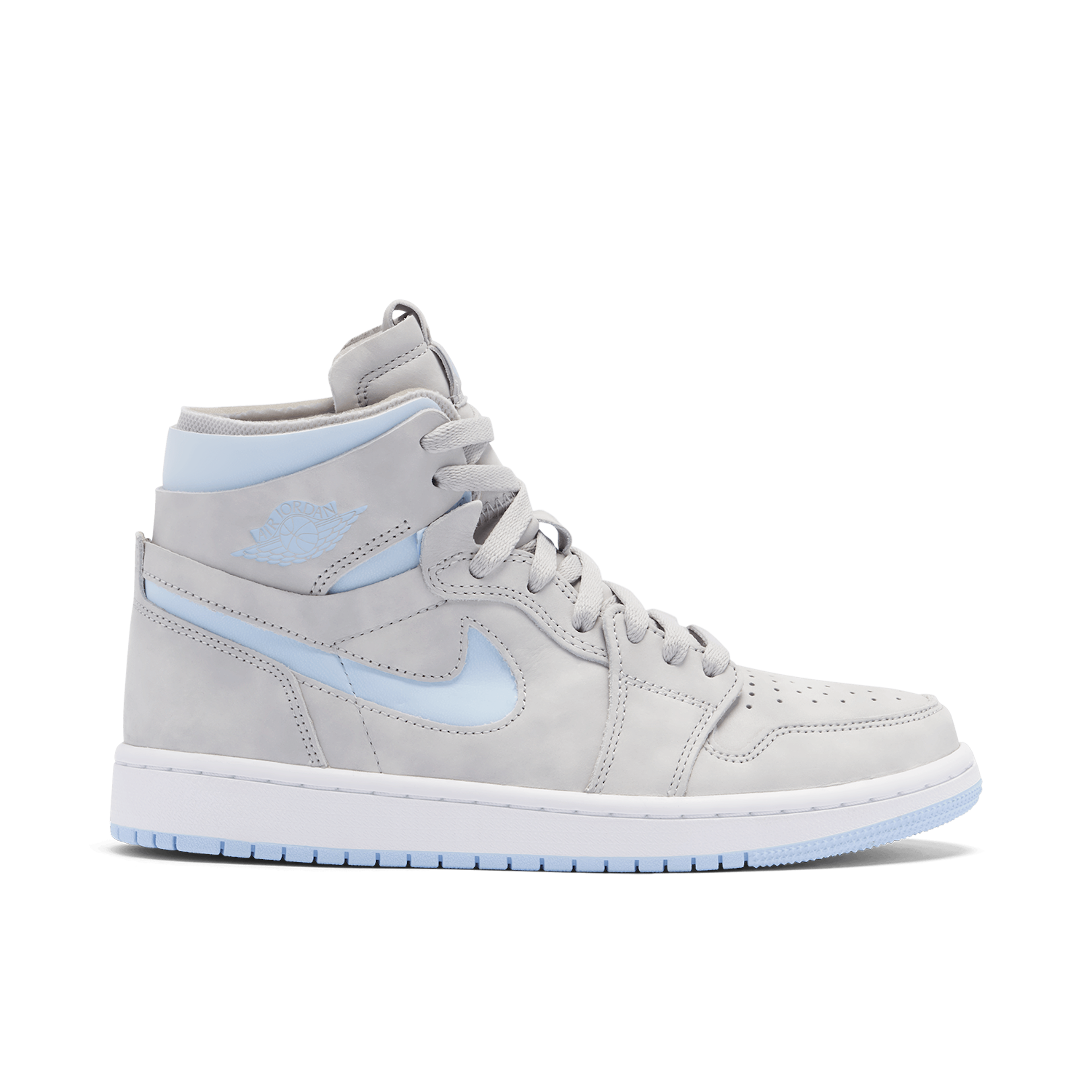 Air Jordan 1 High Zoom CMFT Cool Grey Light Blue Womens