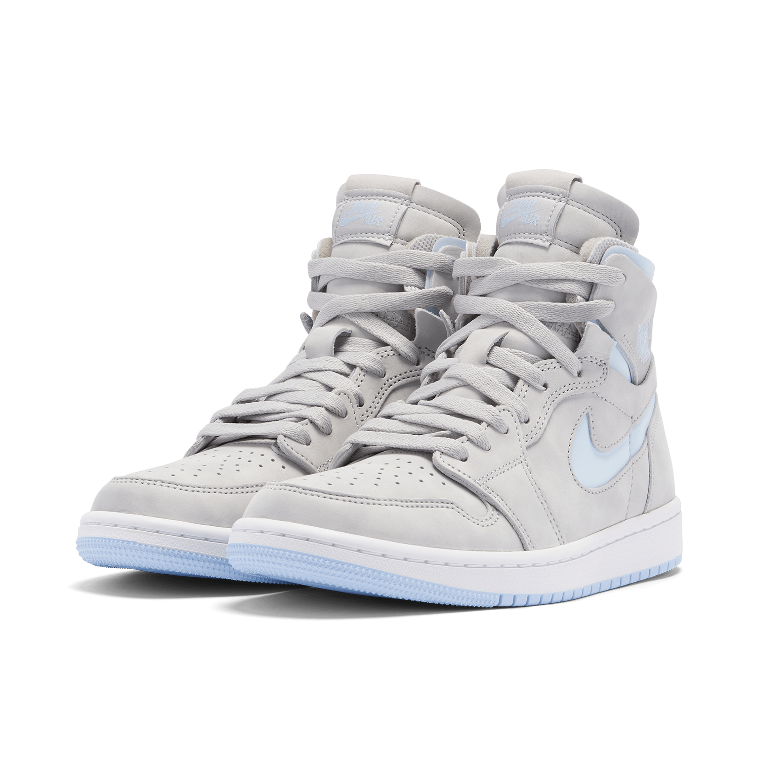 Air Jordan 1 High Zoom CMFT Cool Grey Light Blue Femme
