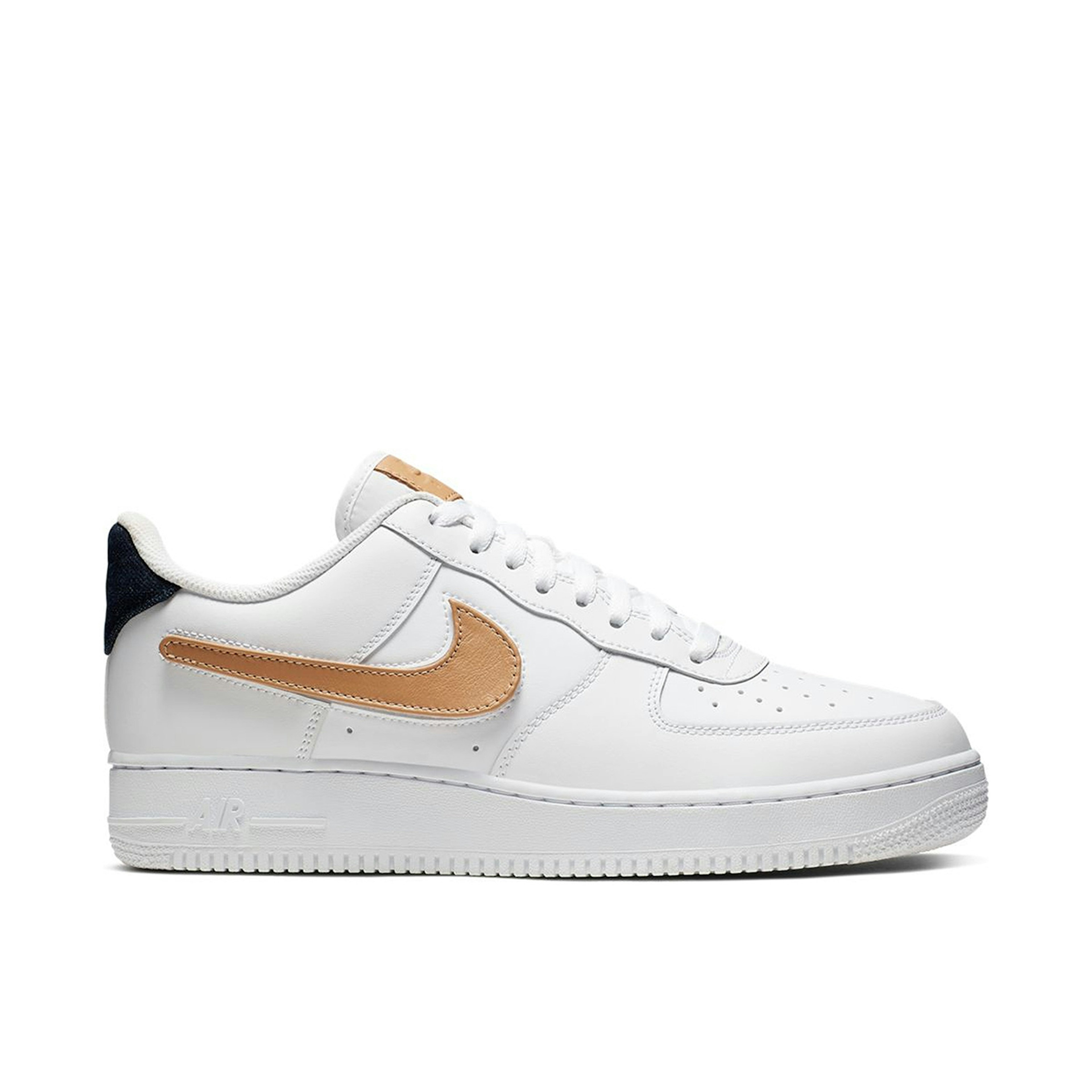 Nike Air Force 1 07 Low LV8 Removeable Swoosh White Tan