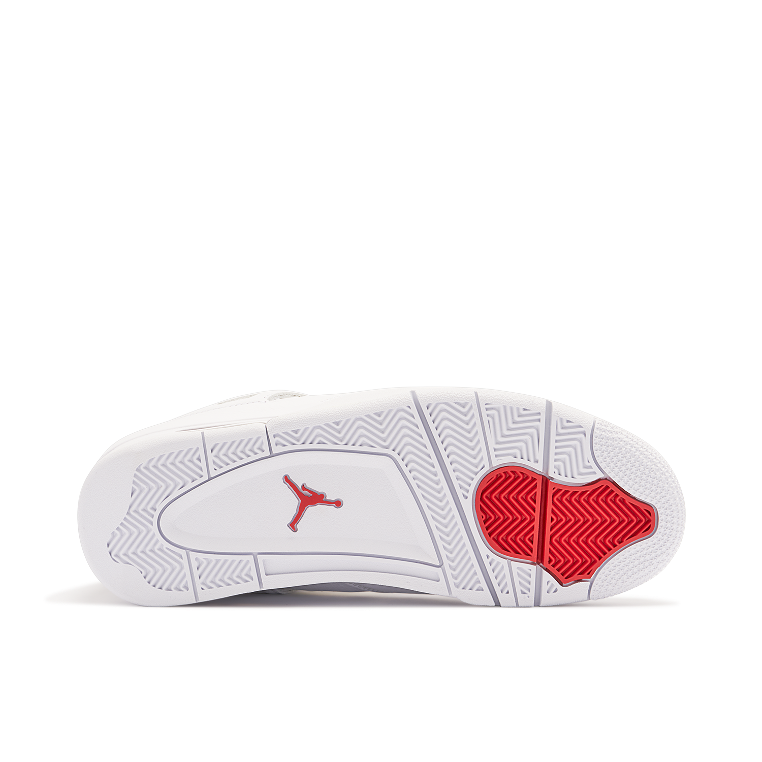 Air Jordan 4 Metallic Pack White Red