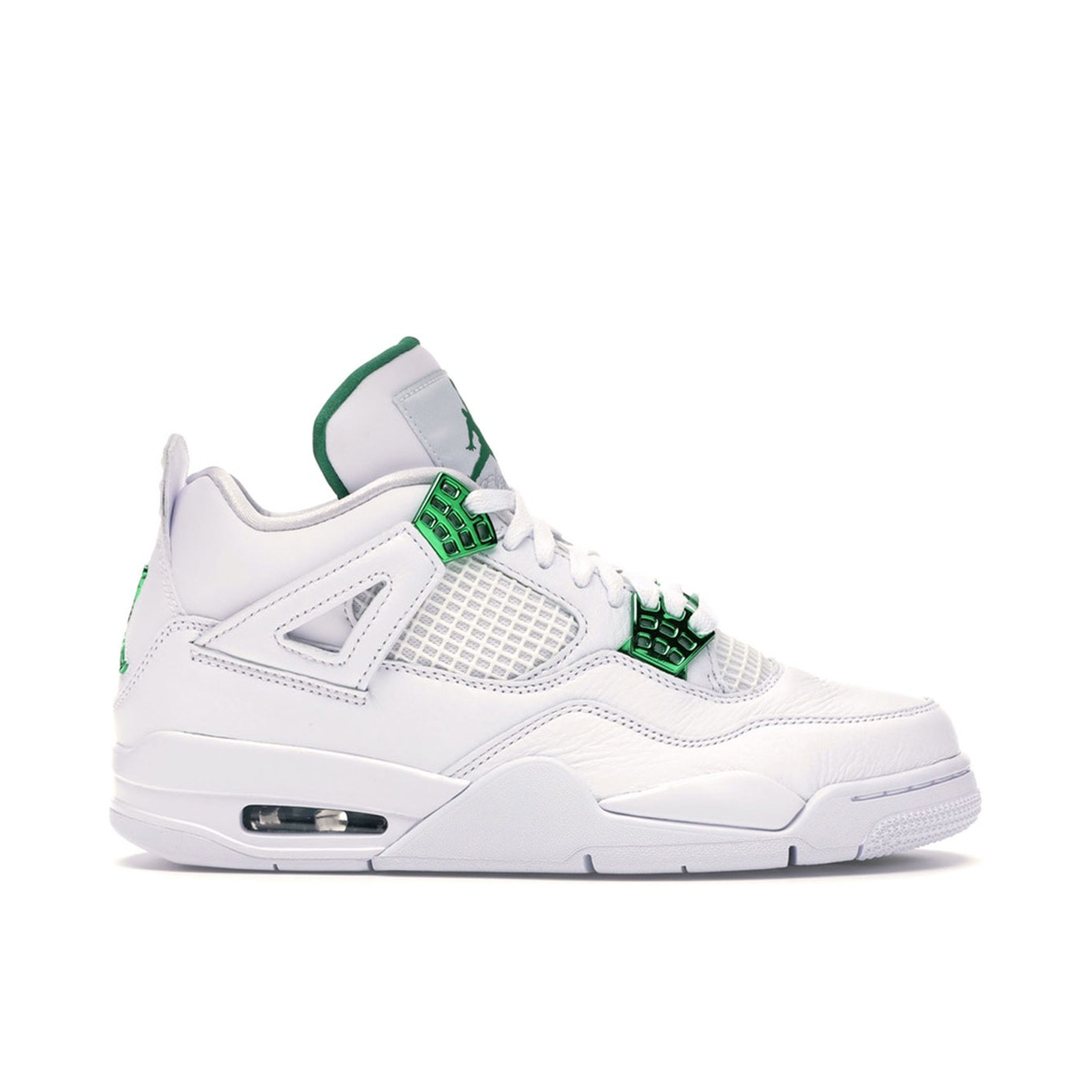 Black and green jordan 4 online