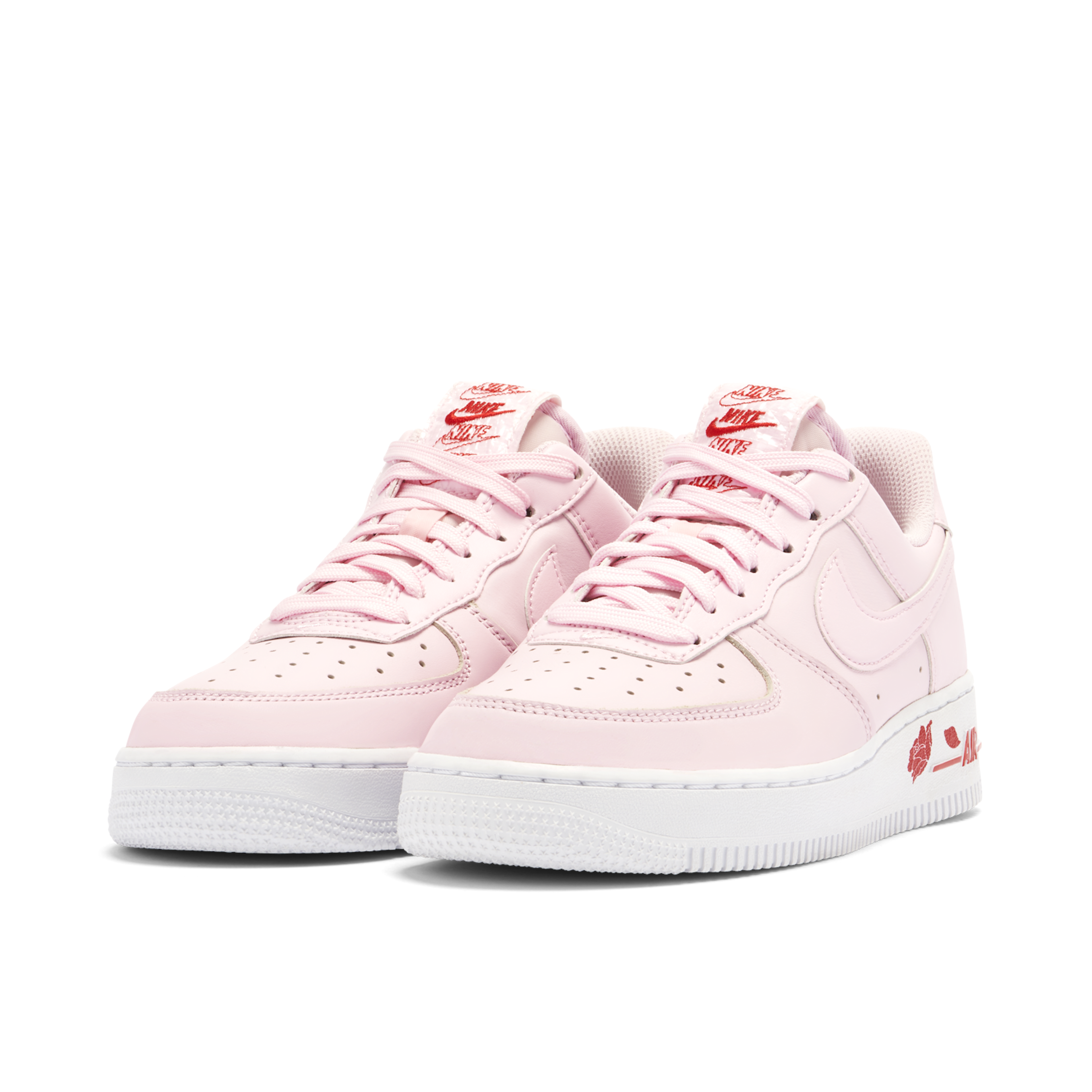 Nike Air Force 1 Low Rose Pink Foam CU6312 600 Laced