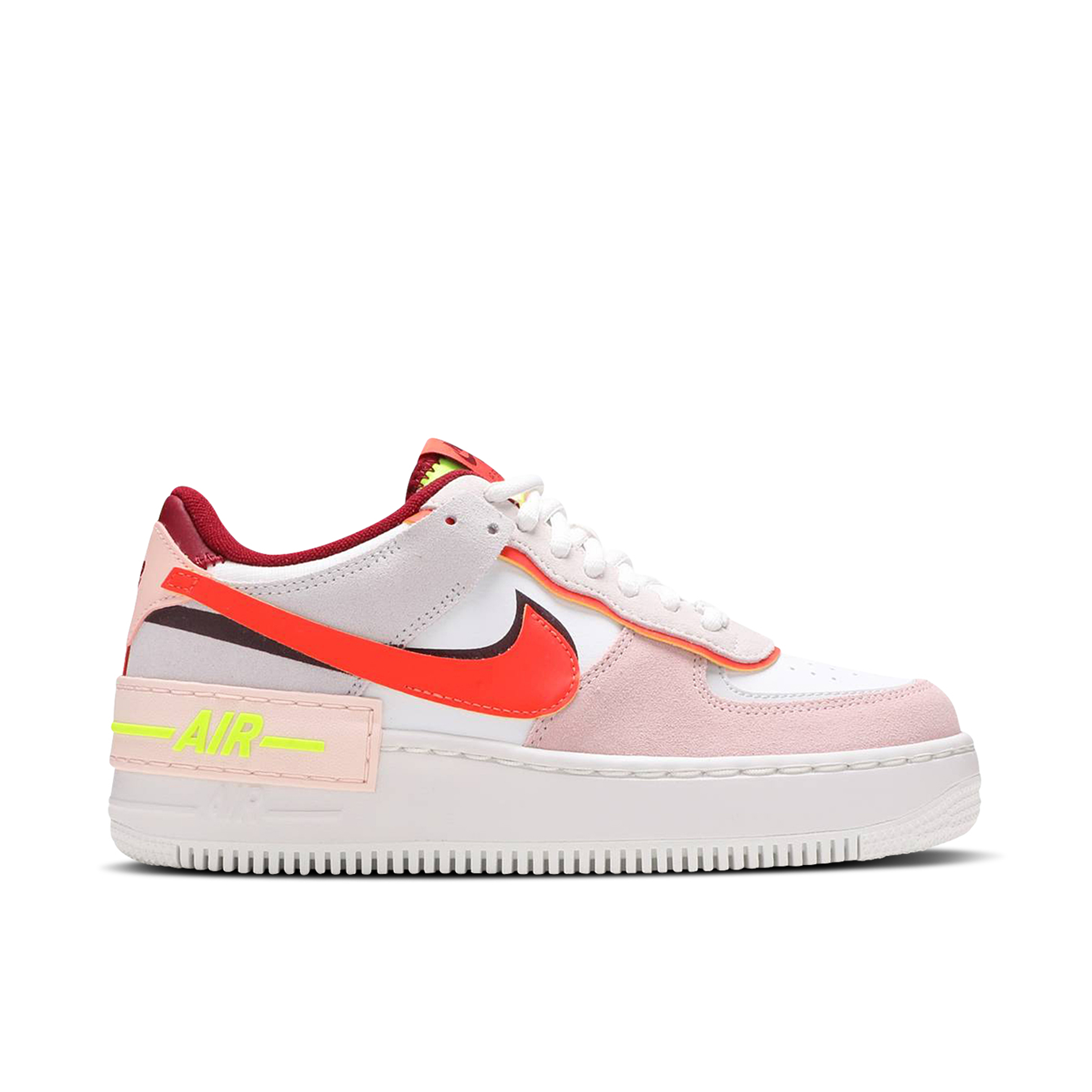 Nike Air Force 1 Shadow Orange Womens CU8591 600 Laced