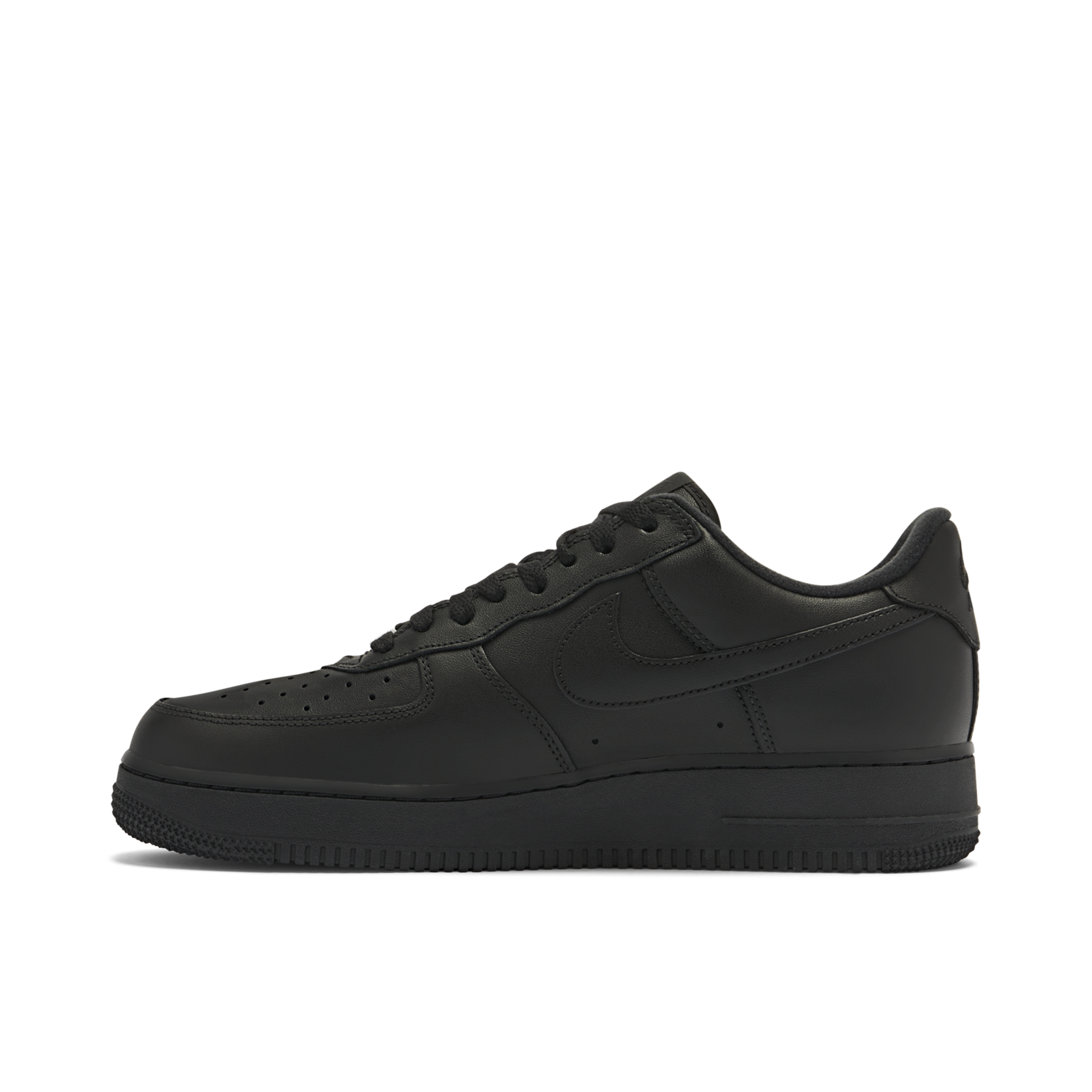 Nike Air Force 1 Low Supreme Black CU9225 001 Laced