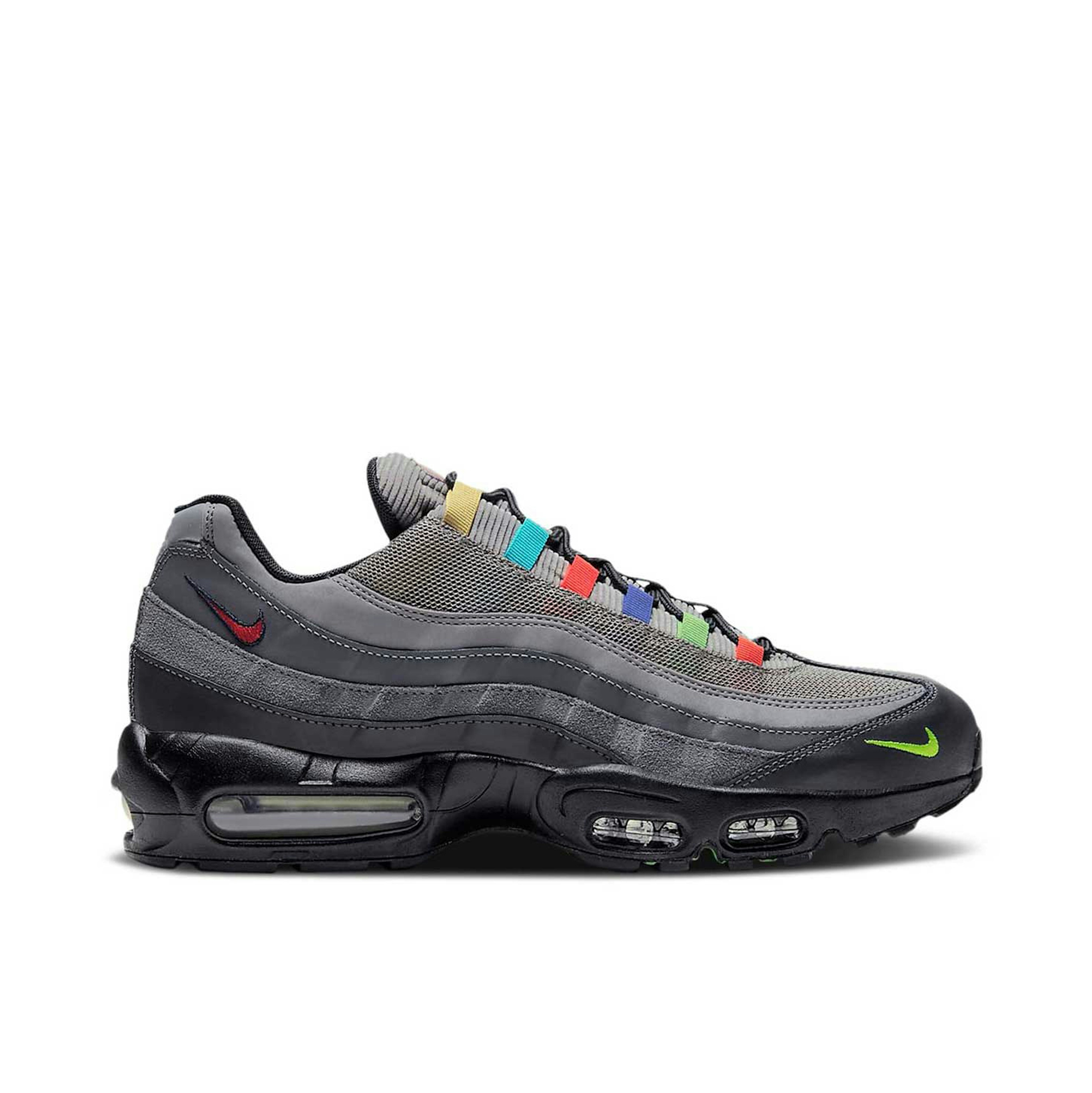 Nike Air Max 95 Essential Light Charcoal Red Black