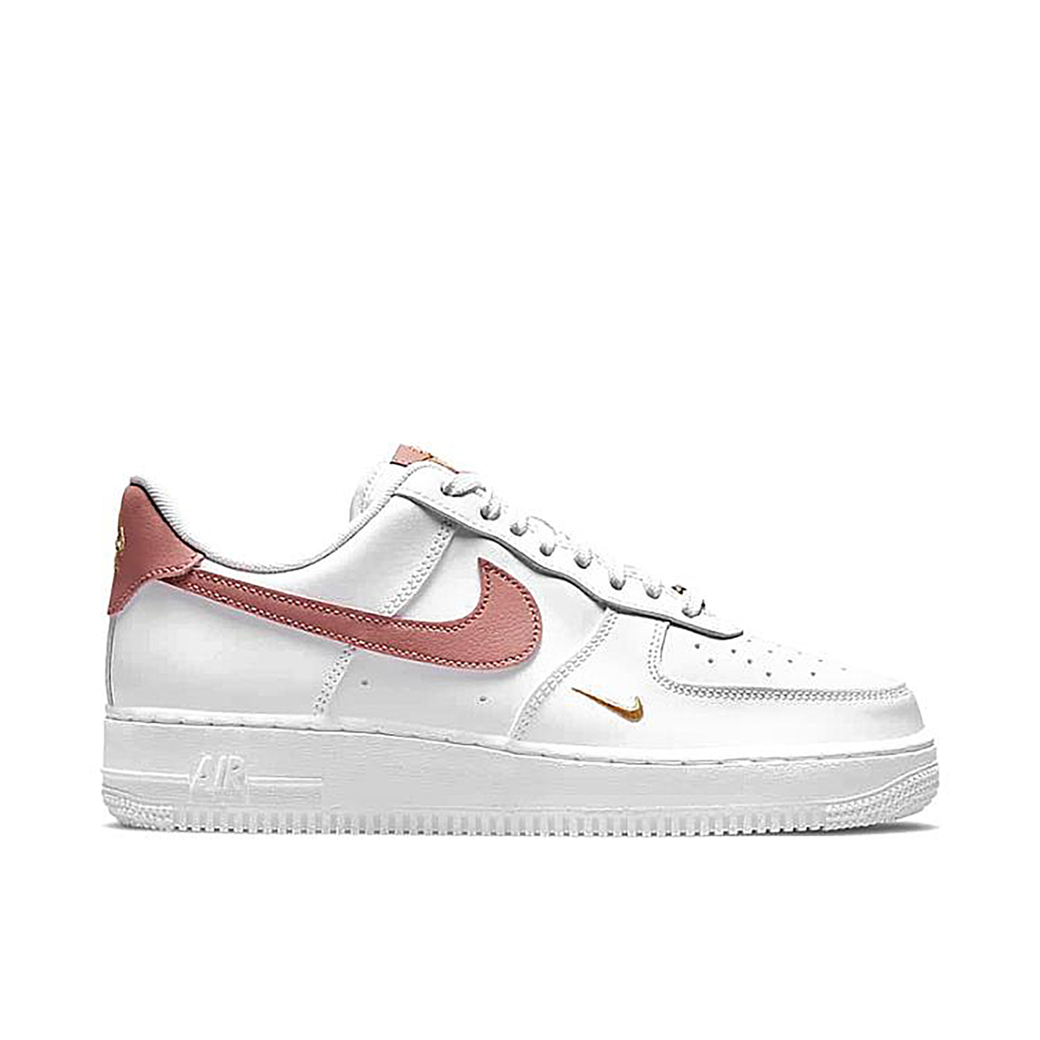 Nike air force with pink swoosh best sale