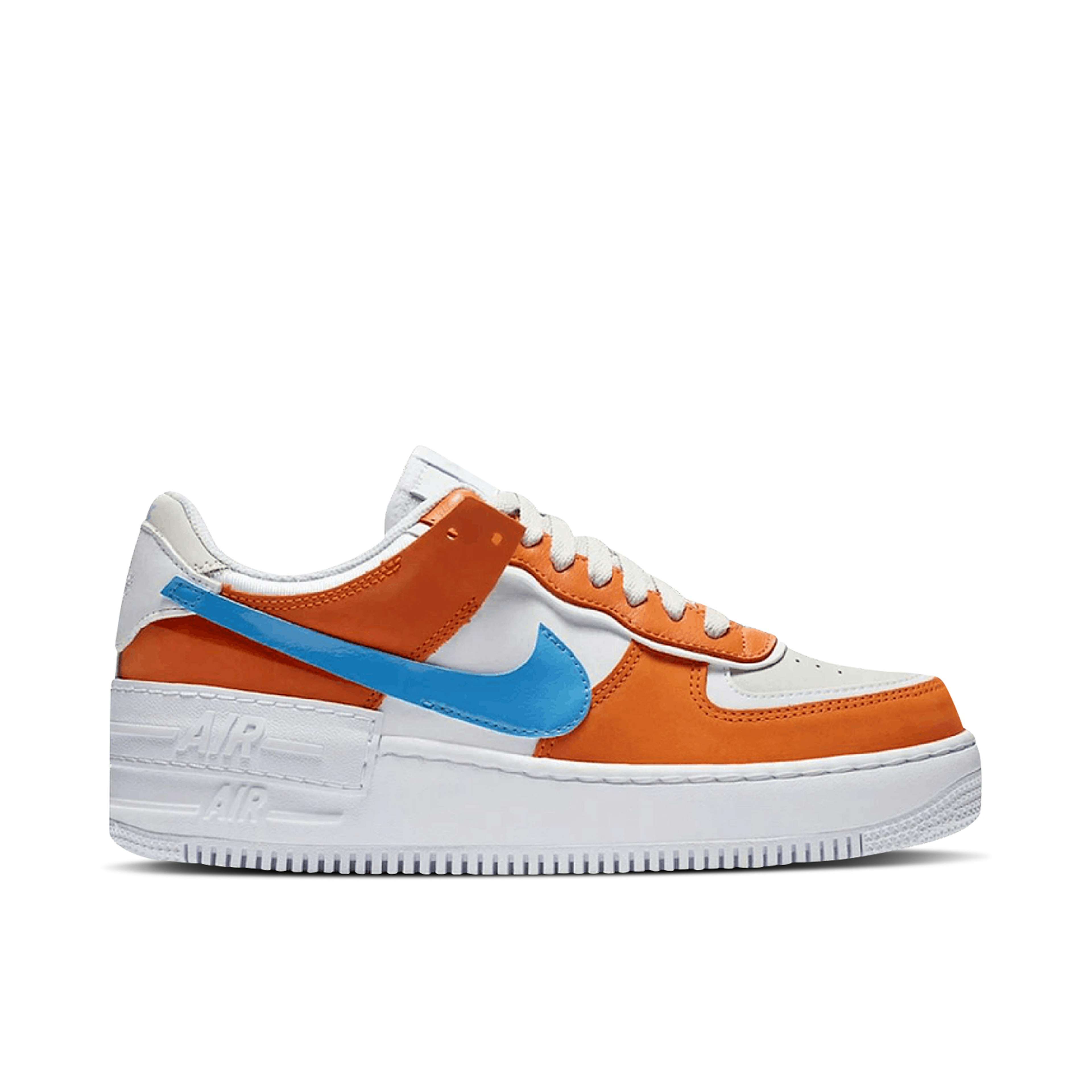 Nike Air Force 1 Shadow White Dark Orange