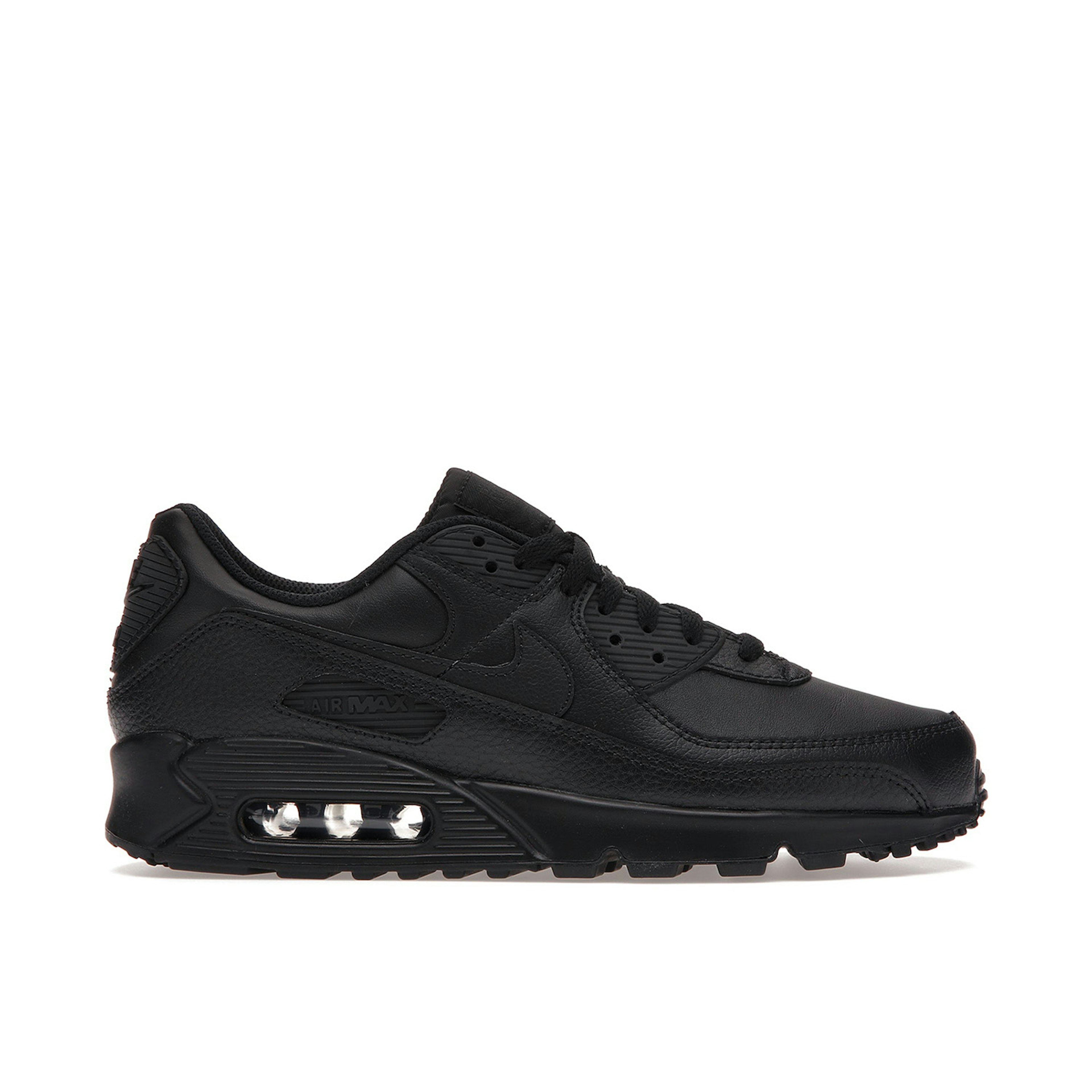 Nike Air Max 90 Triple Black Leather 2020