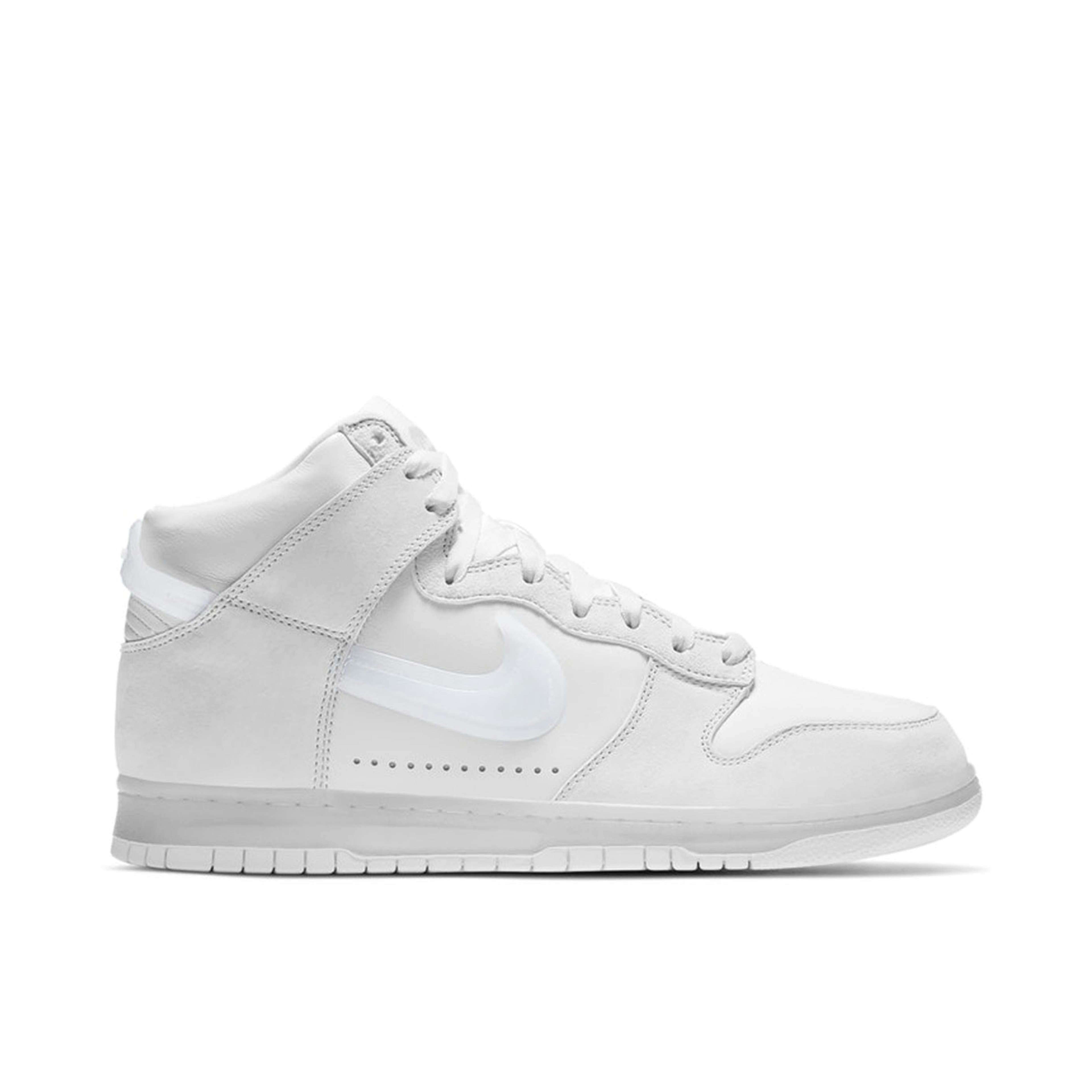 Nike x Slam Jam Dunk High Platinum White