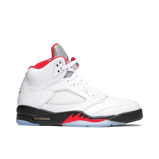 Air Jordan Retro Fire Red Silver Tongue DA1911-102 Laced