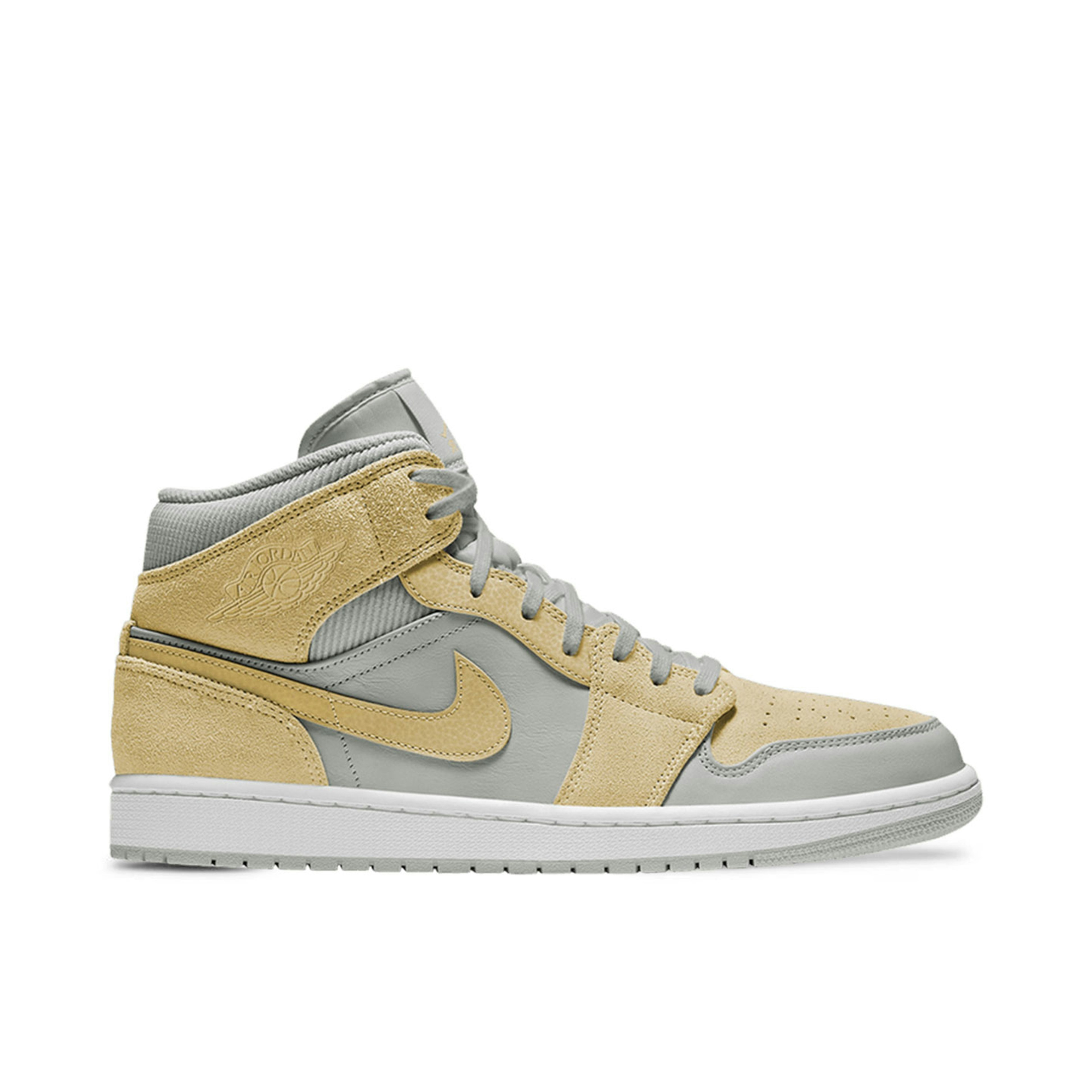 Air Jordan 1 Mid Mixed Textures Yellow