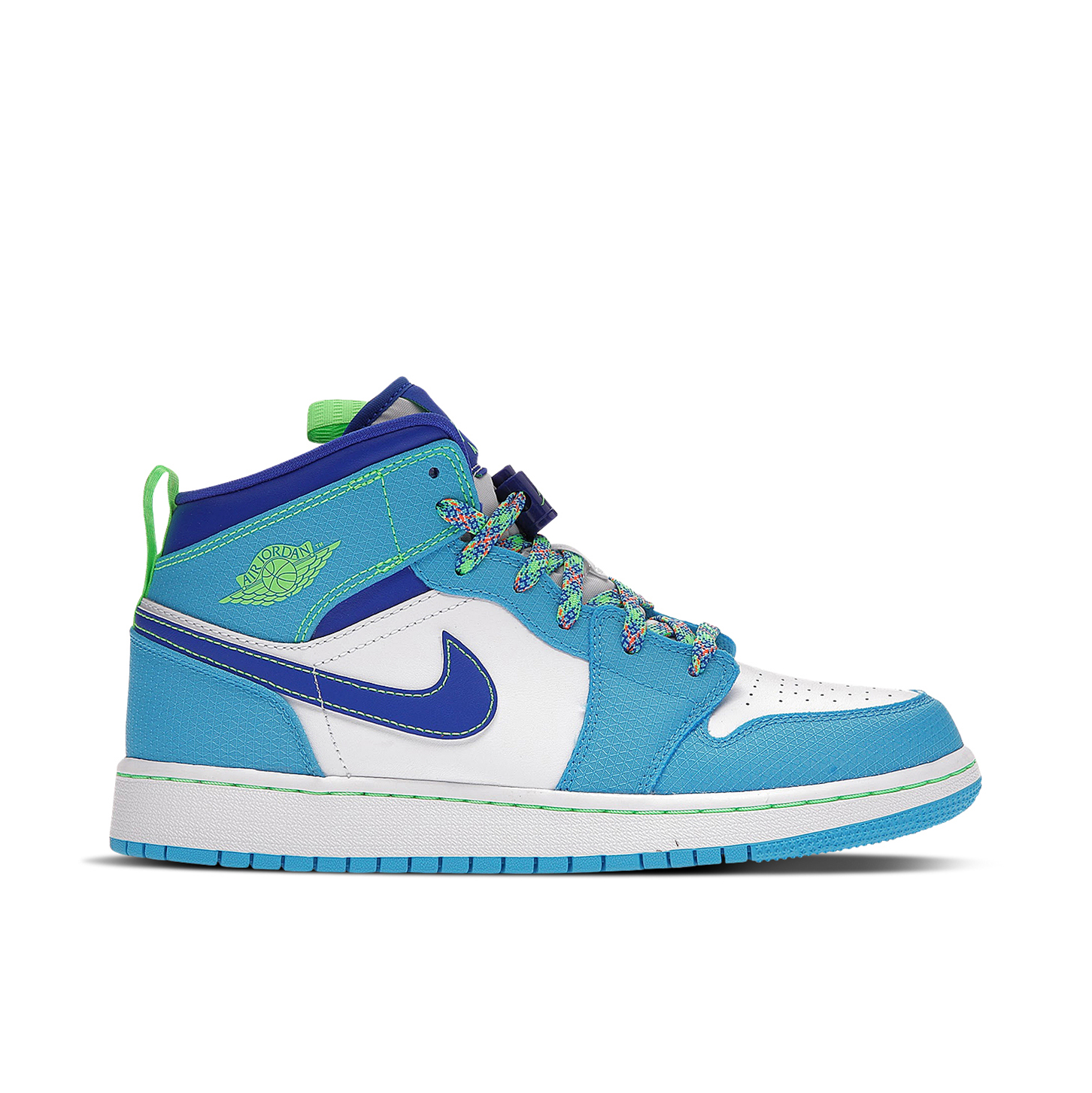 Blue and pink jordan 1 on sale