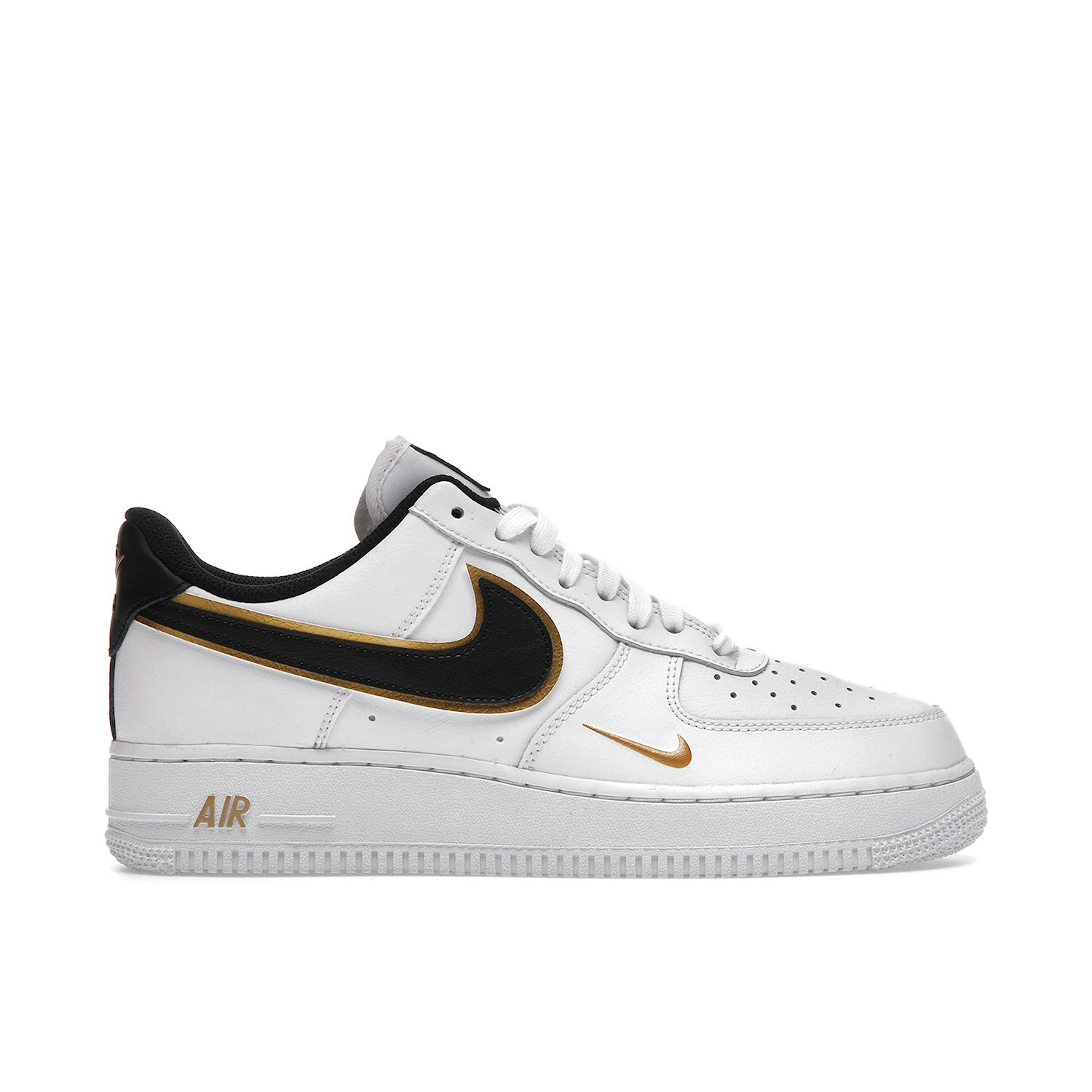 Nike Air Force 1 07 Low LV8 Mini Swoosh White Gold