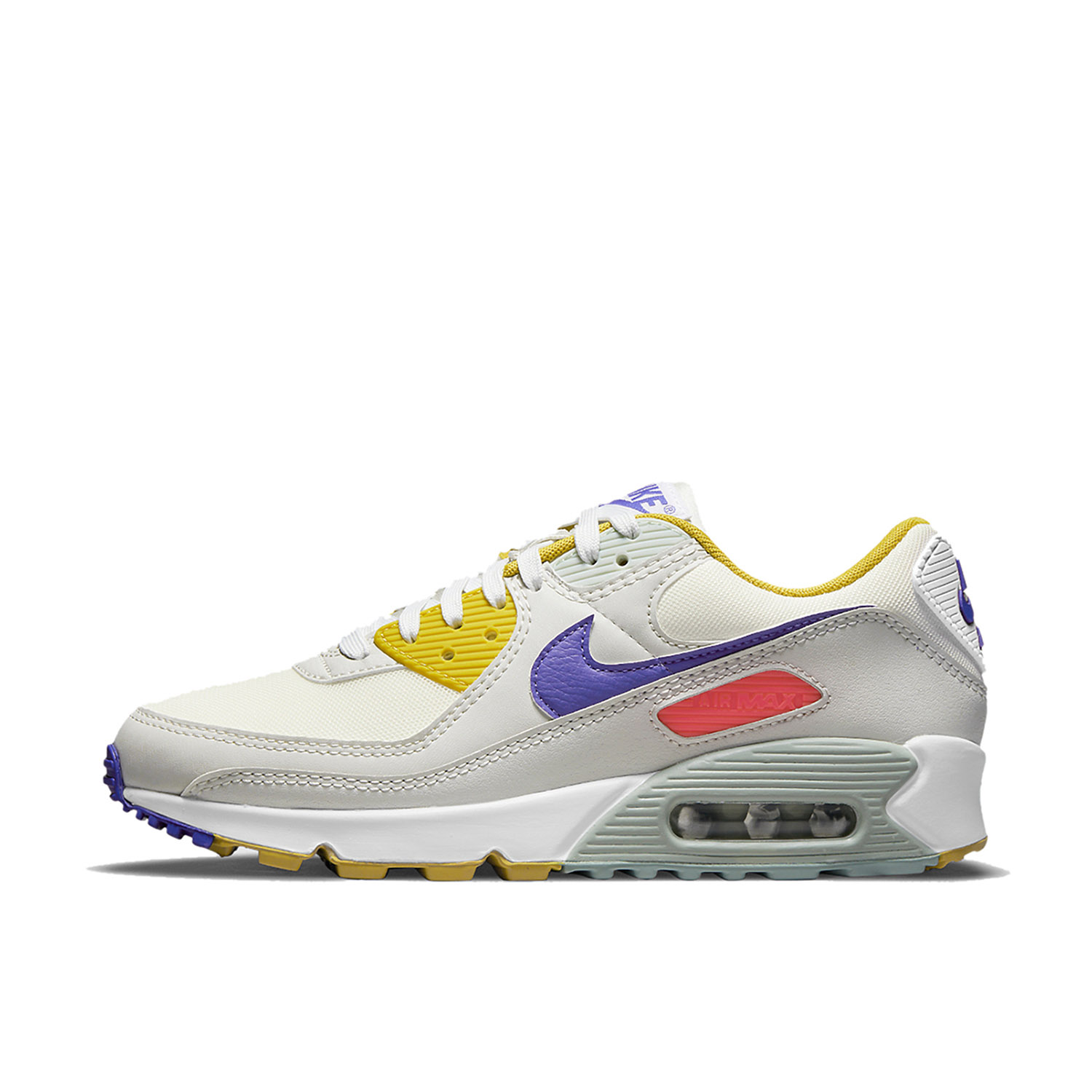 Nike Air Max 90 White Purple Pink fur Damen