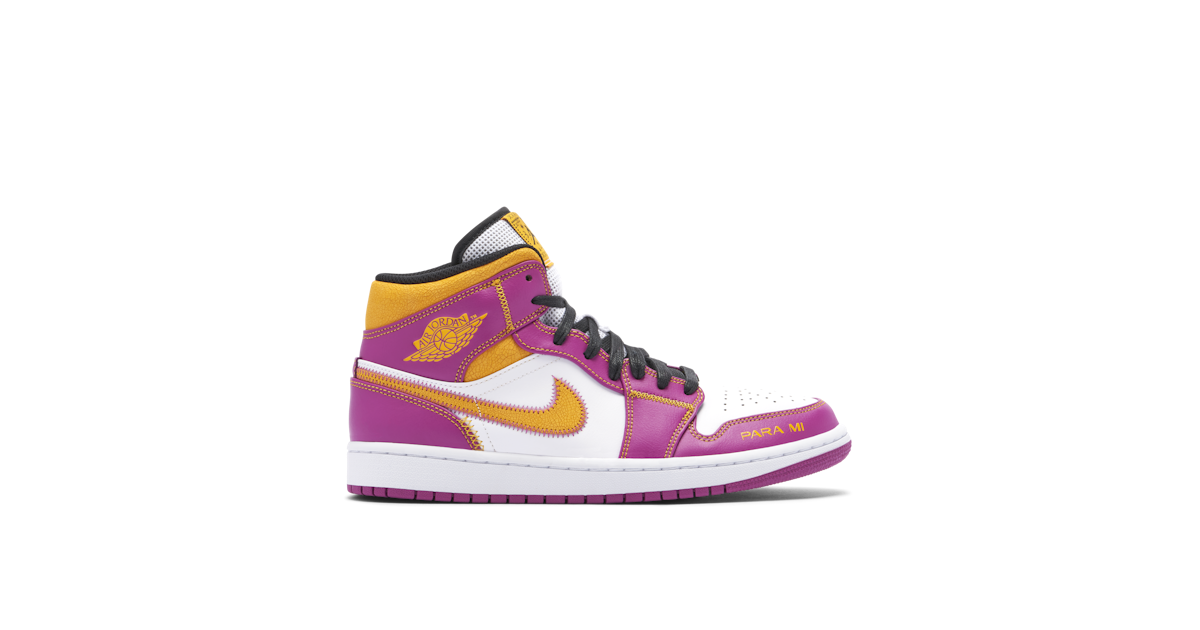 Air Jordan 1 Mid Familia Dia De Los Muertos DC0350 100 Laced