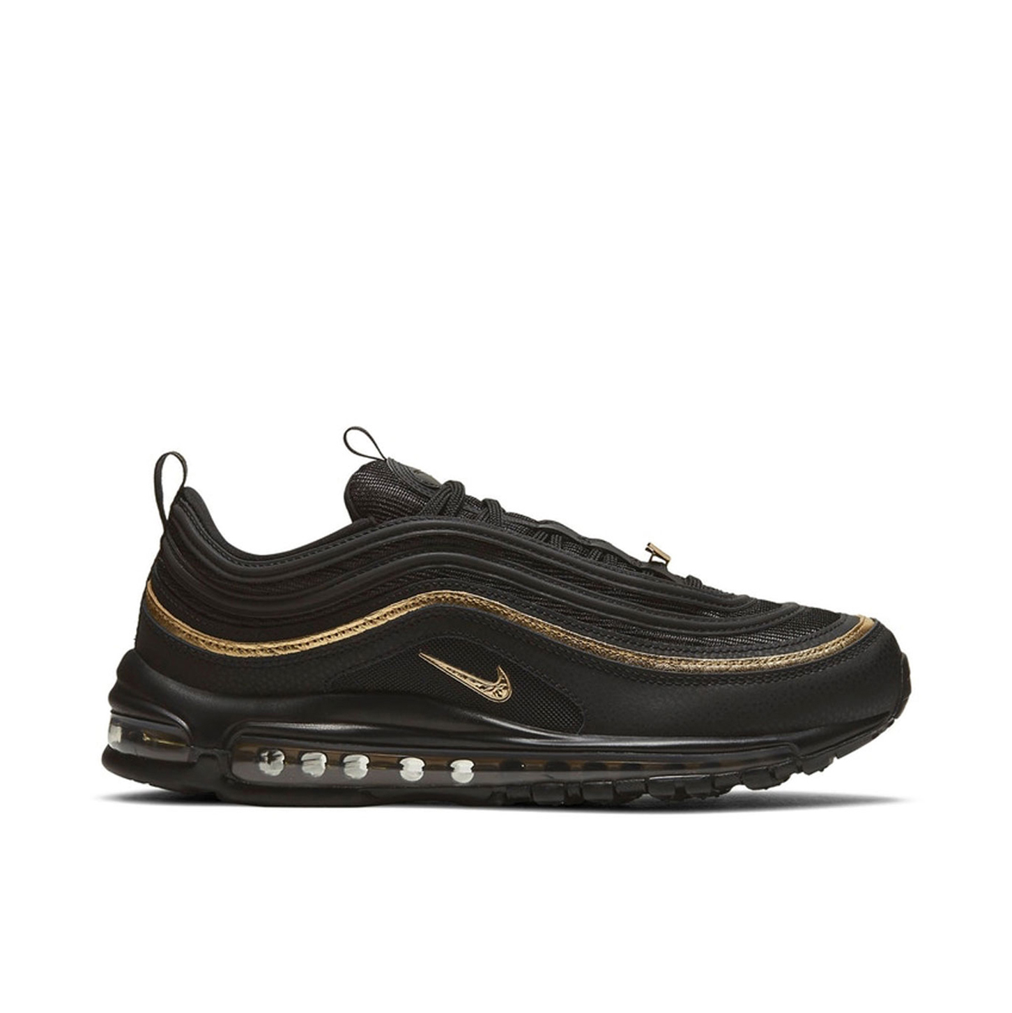 Nike 97 gold black on sale