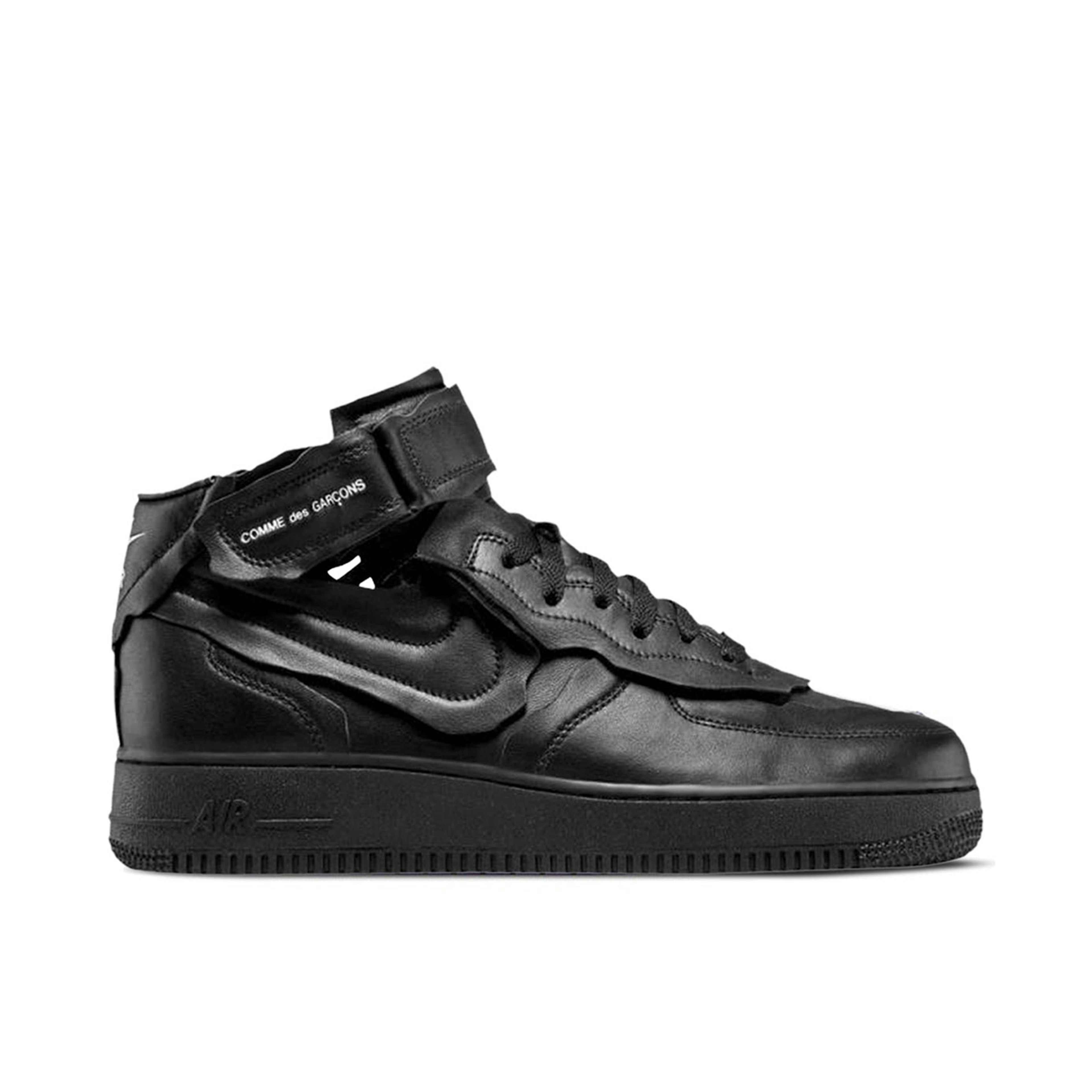 Comme des Garçons x Nike AF1 Mid Black