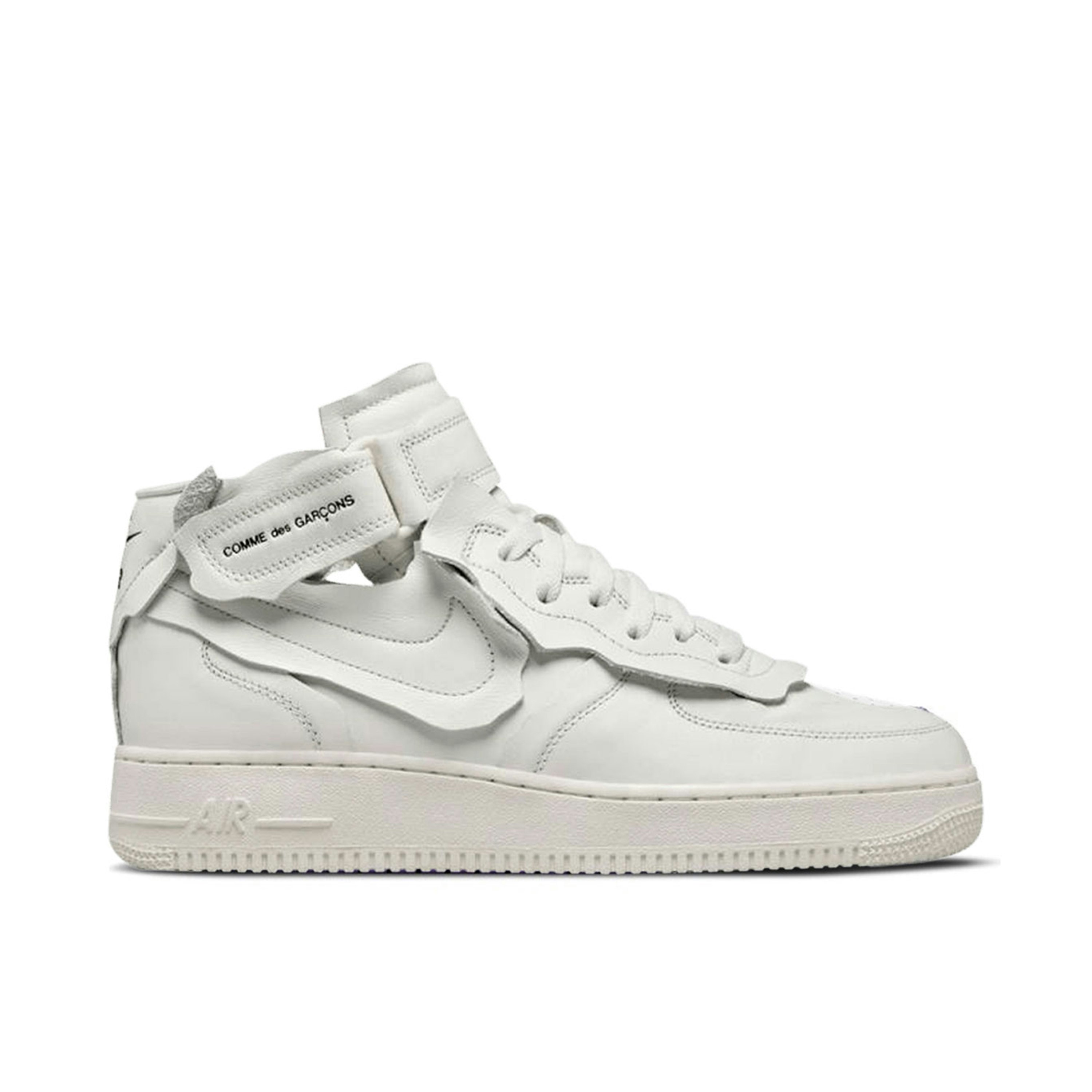 Comme des Garçons x Nike AF1 Mid White | DC3601-100 | Laced