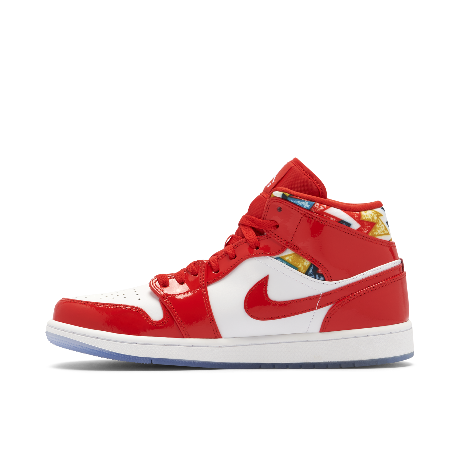 Jordan 1 Mid Barcelona Sweater Red Patent