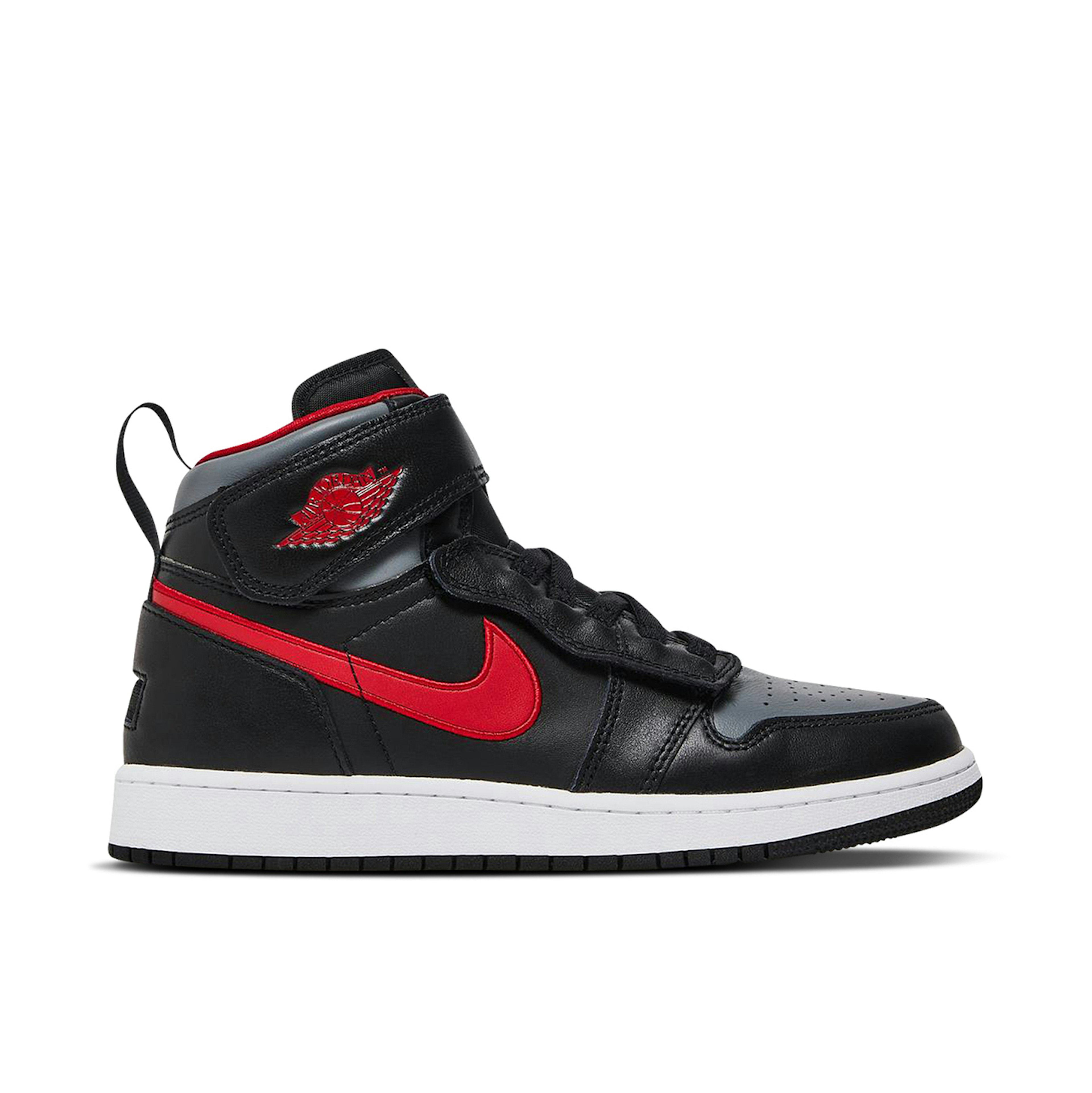 Air Jordan 1 Flyease Black Gym Red GS