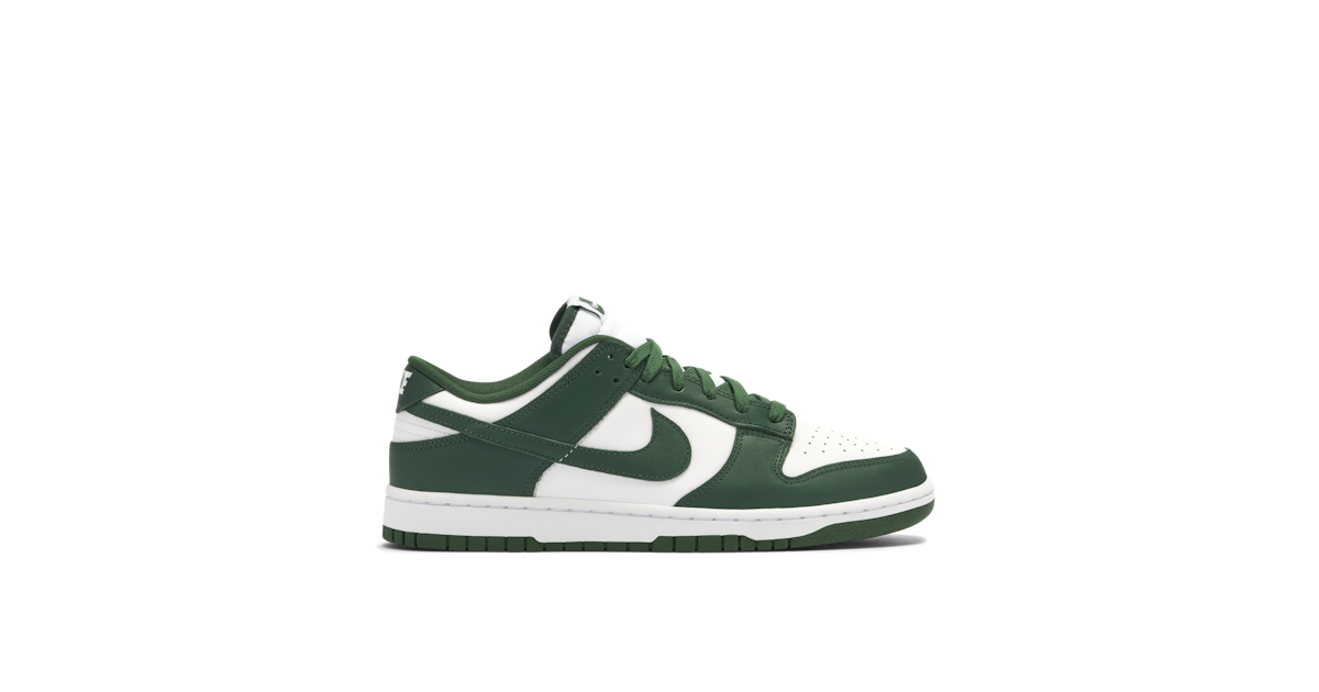 HOT Michigan State Nike Spartan Green Low Nike Dunk Low