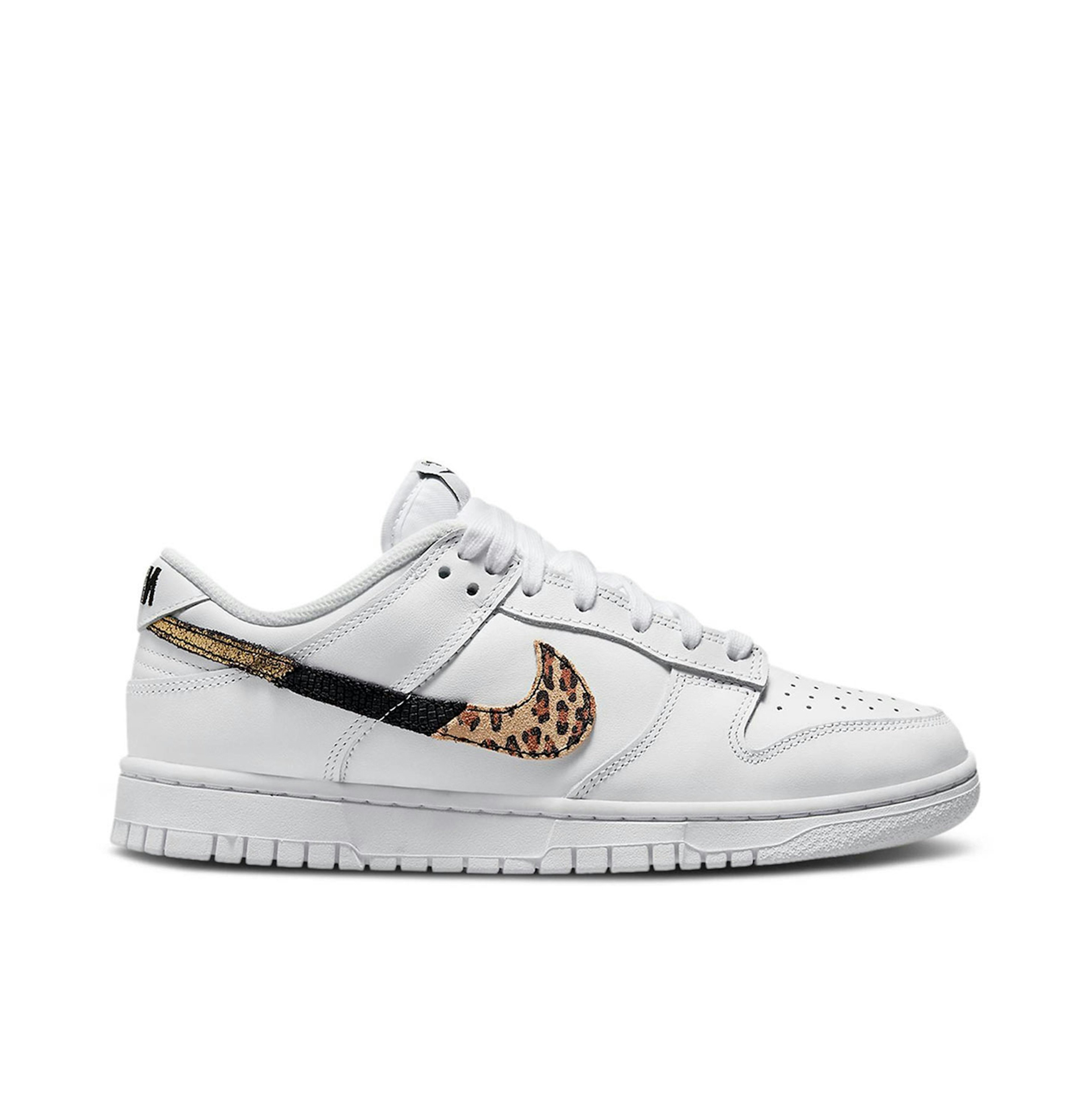 Nike Dunk Low Leopard White Femme