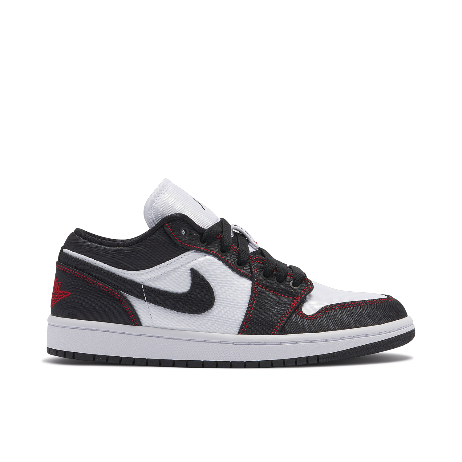 Air jordan 1 black white and red discount