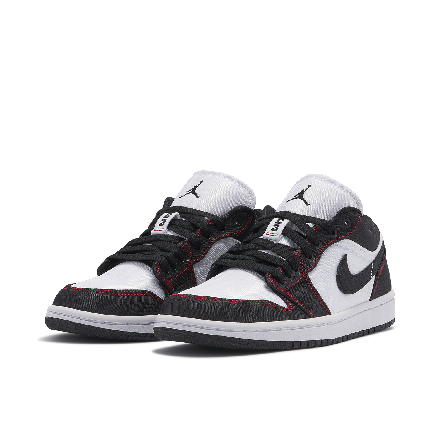 Air Jordan 1 Low SE Utility Black White Red Femme