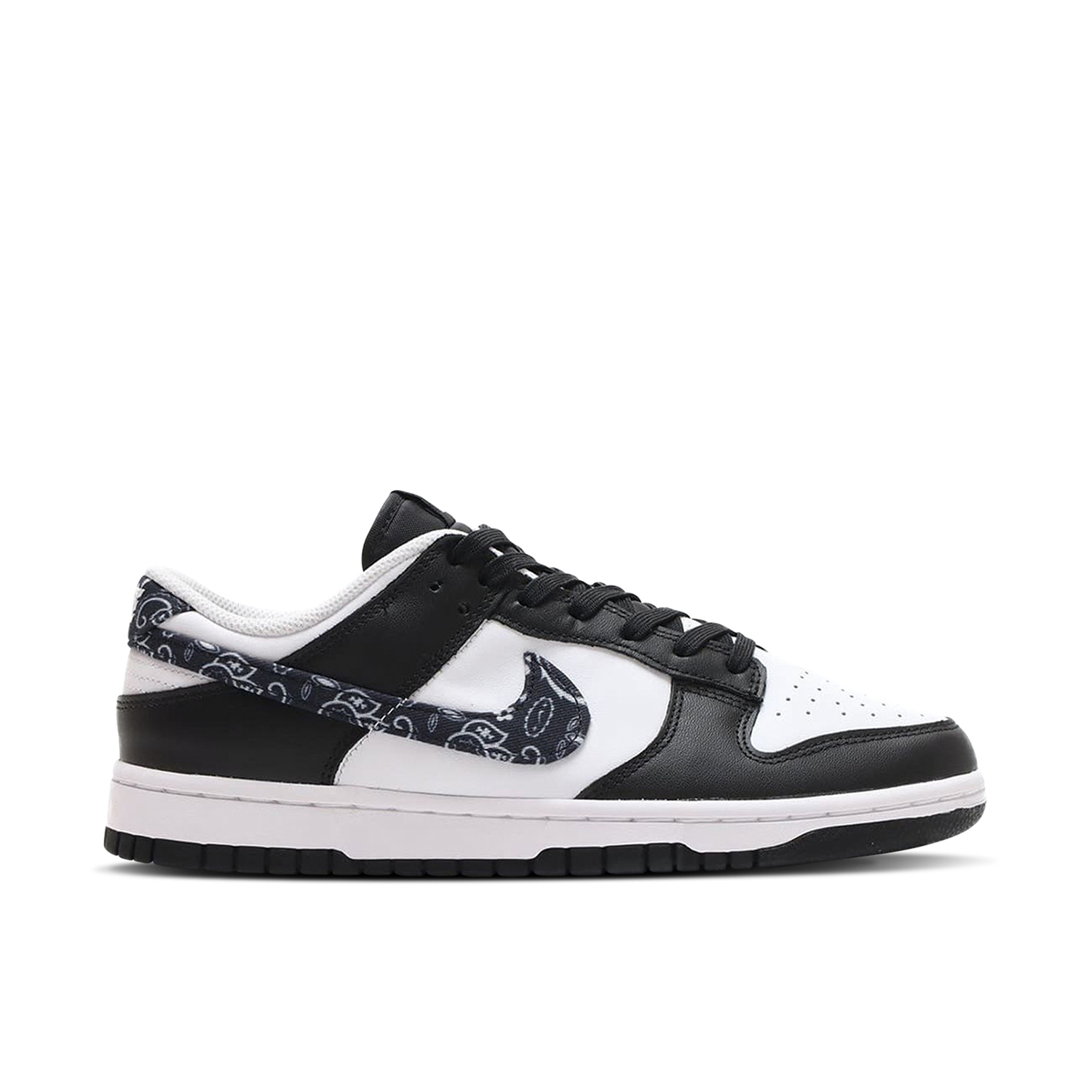 Nike Dunk Low Black White Paisley Womens | DH4401-100 | Laced