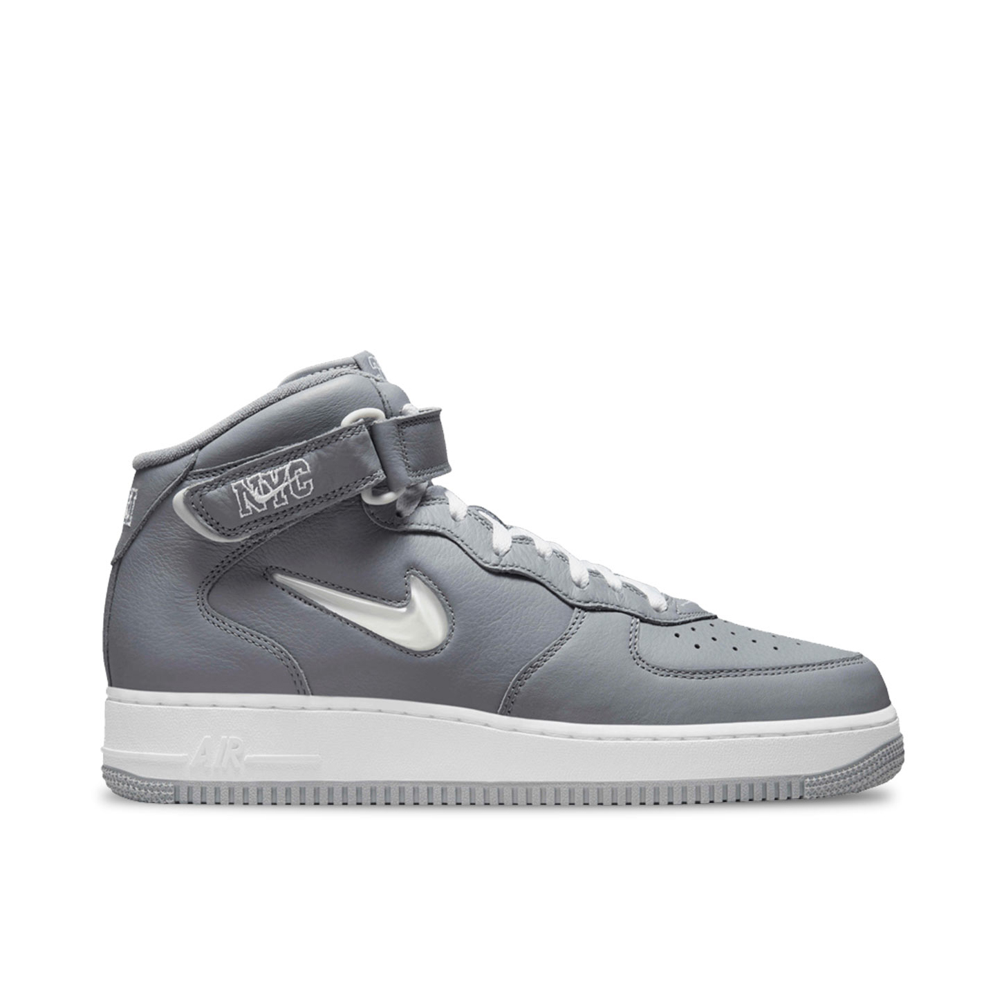 Nike Air Force 1 Mid Jewel NYC Cool Grey DH5622 001 Laced