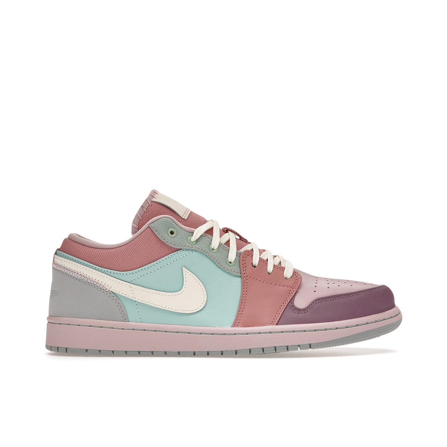 Air Jordan 1 Low Easter Pastel DJ5196 615 Laced