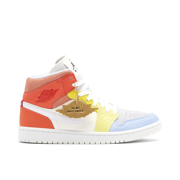 靴 BV5017 NIKE AIR JORDAN 1 MID DJ6908-100 Buy Wmns Air Jordan 1 Mid 'To My First Coach' - DJ6908 100