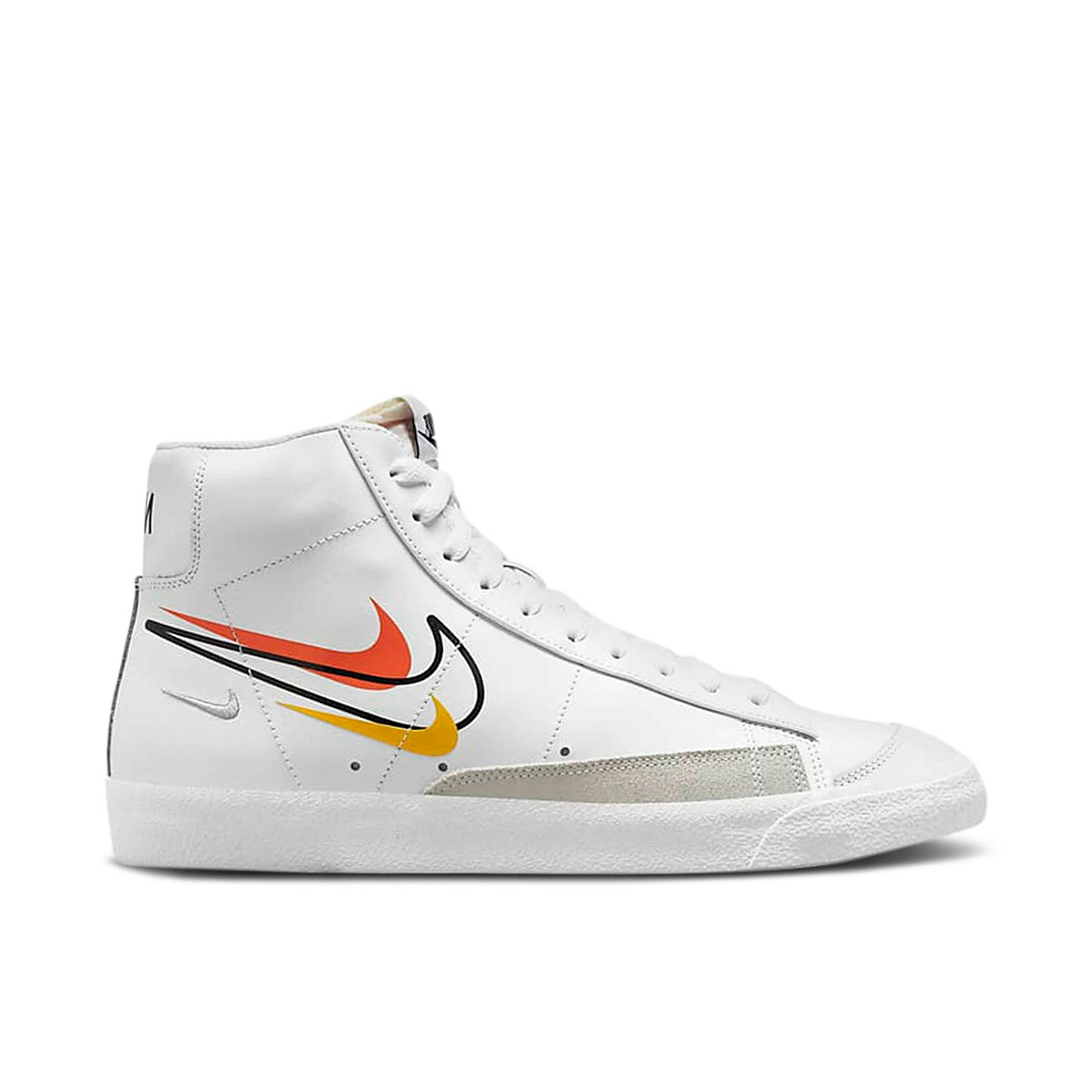 Nike Blazer Mid 77 Multi Swoosh Orange