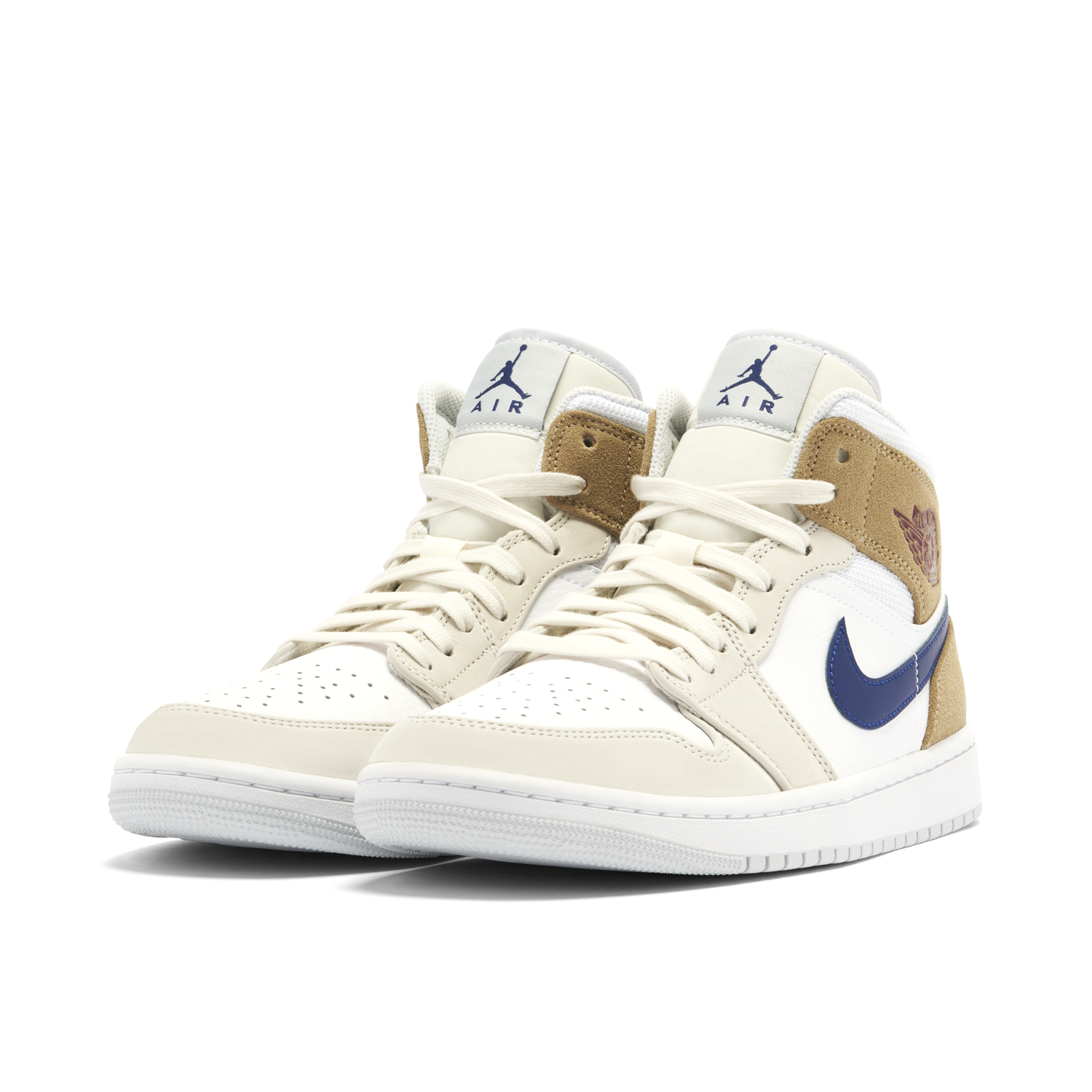 Air Jordan 1 Mid Tan Suede