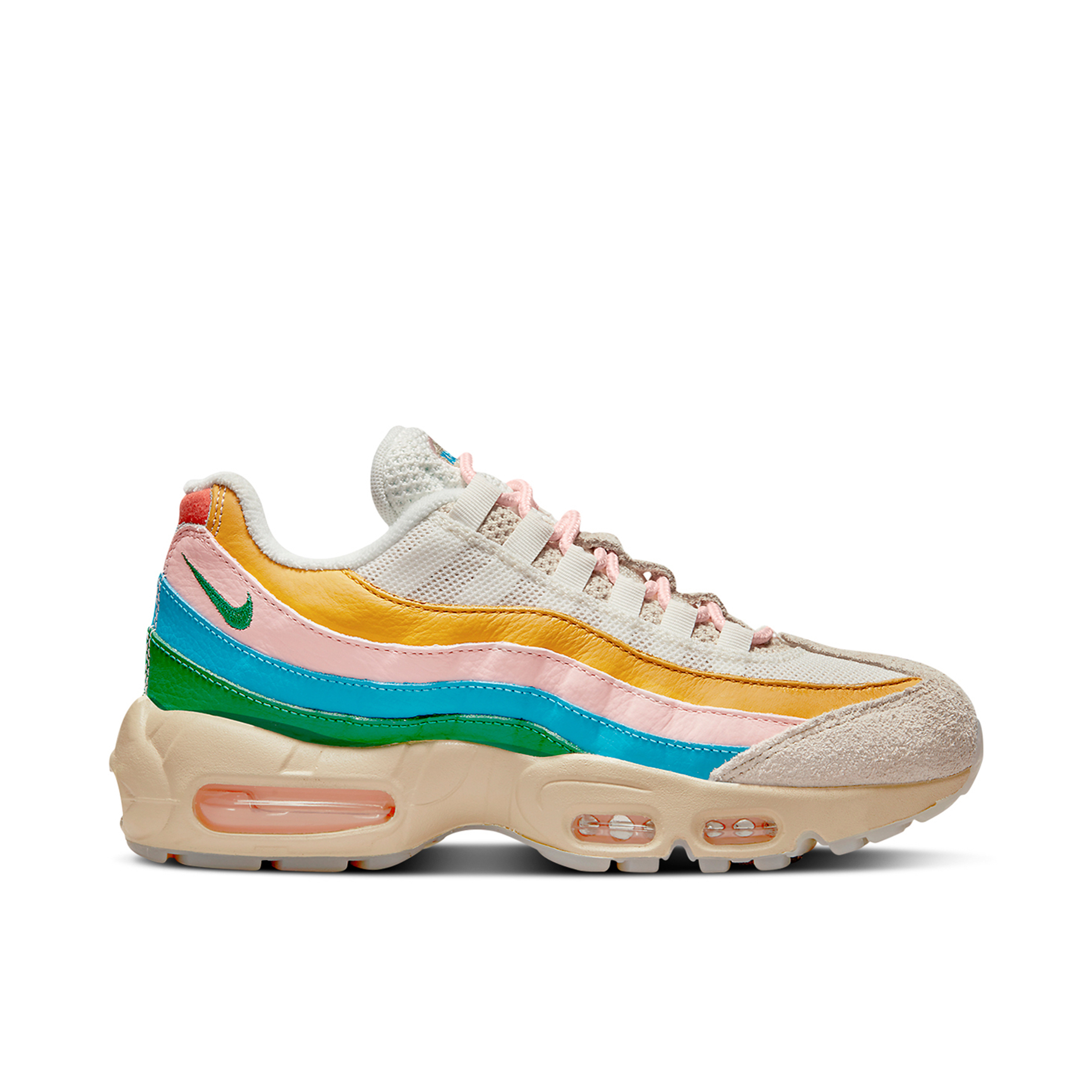 Pink and orange nike air max on sale