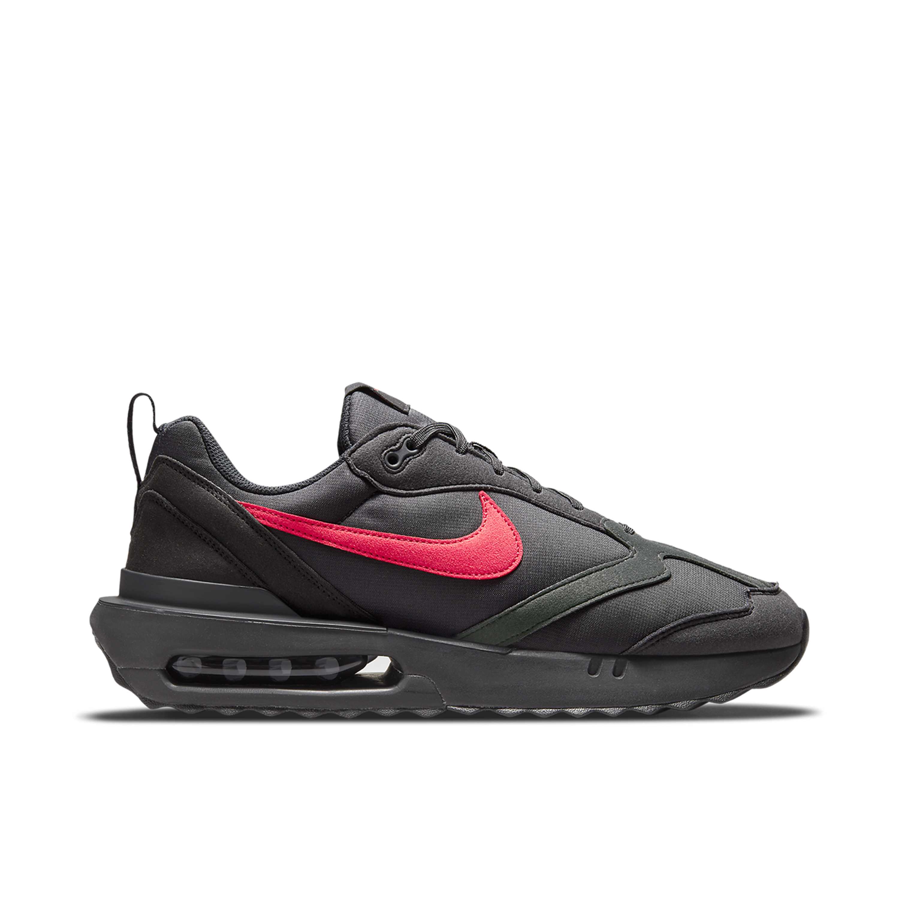 Black air max with red bottom hotsell