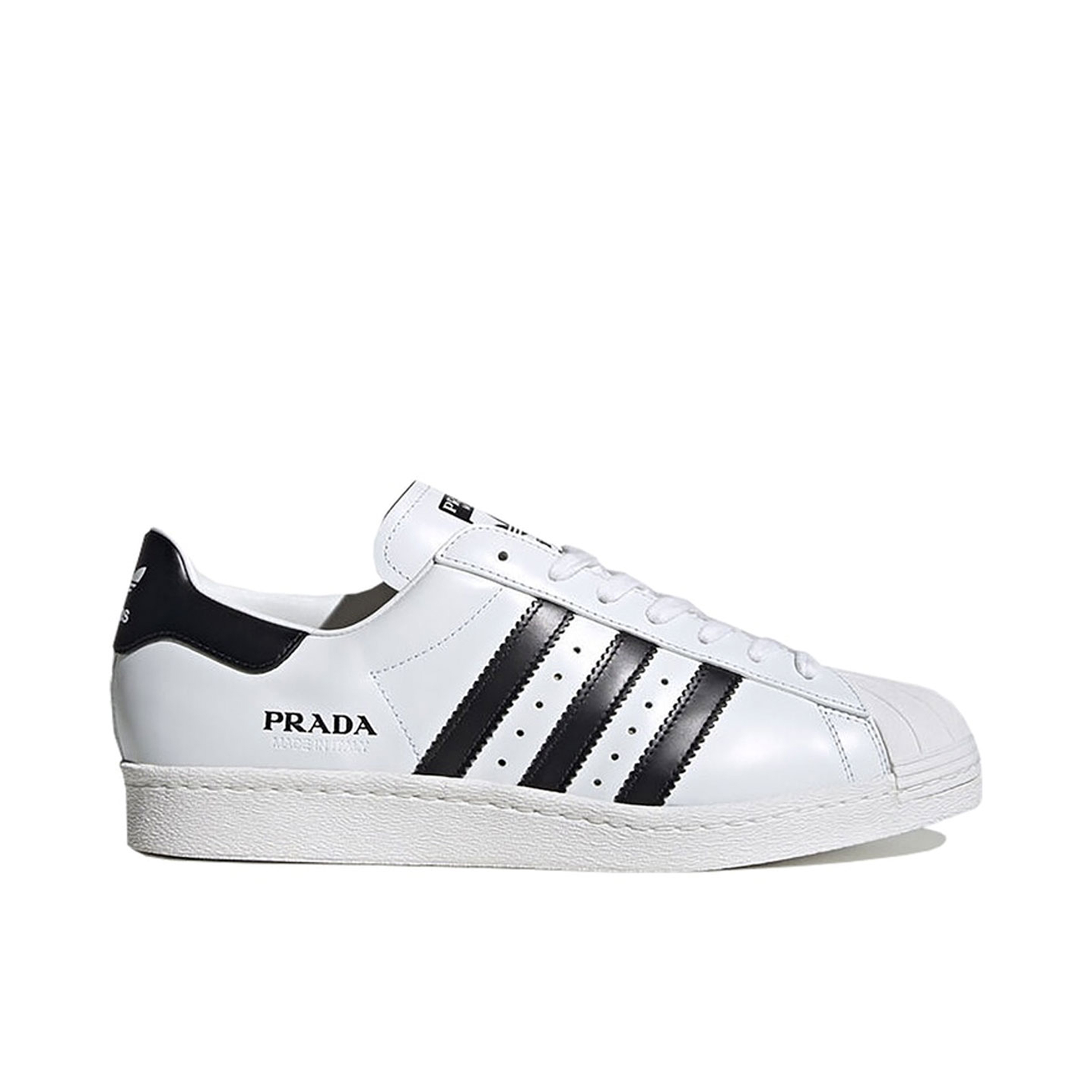 adidas Prada Superstar Black and White FW6680 Laced