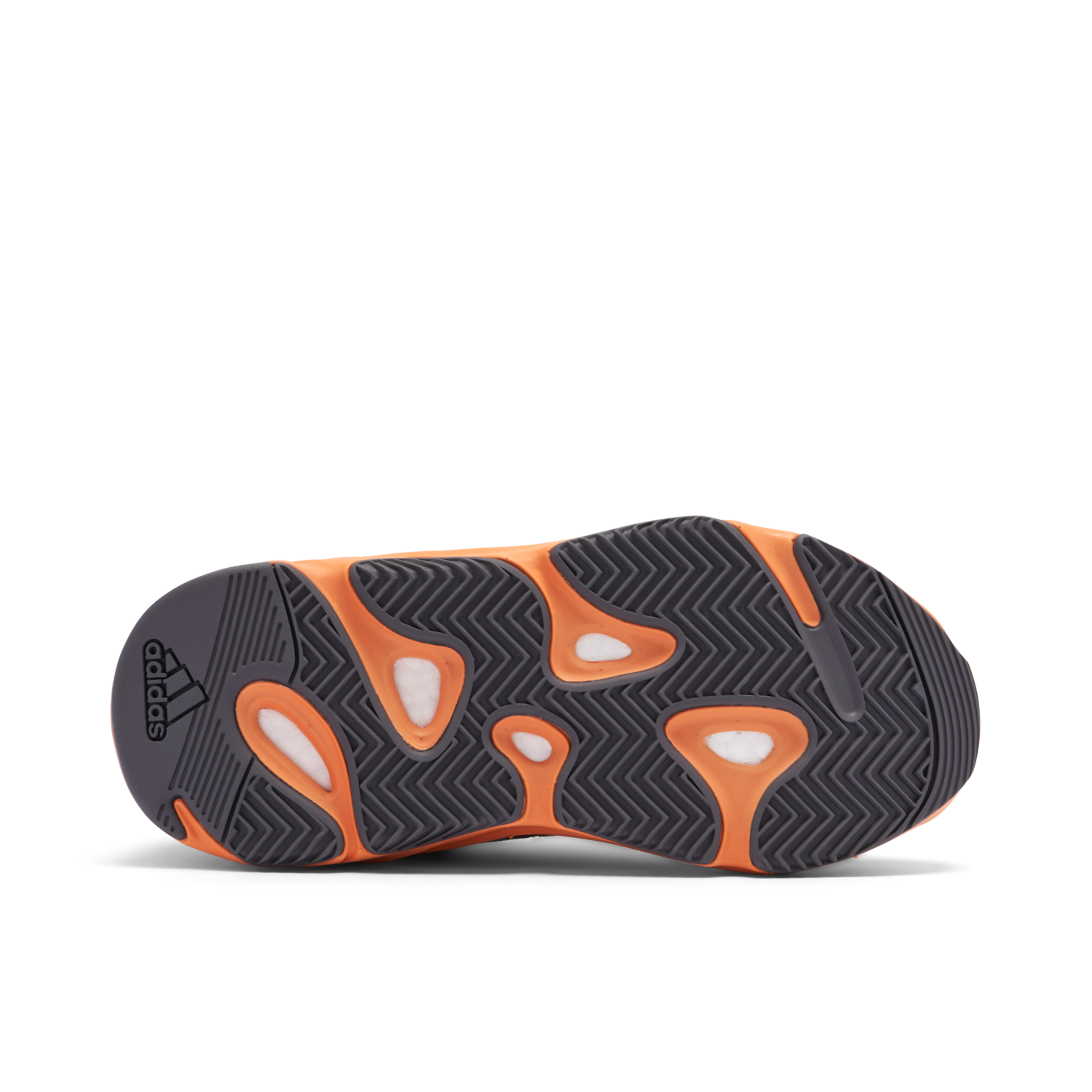 Black and orange yeezy 700 on sale