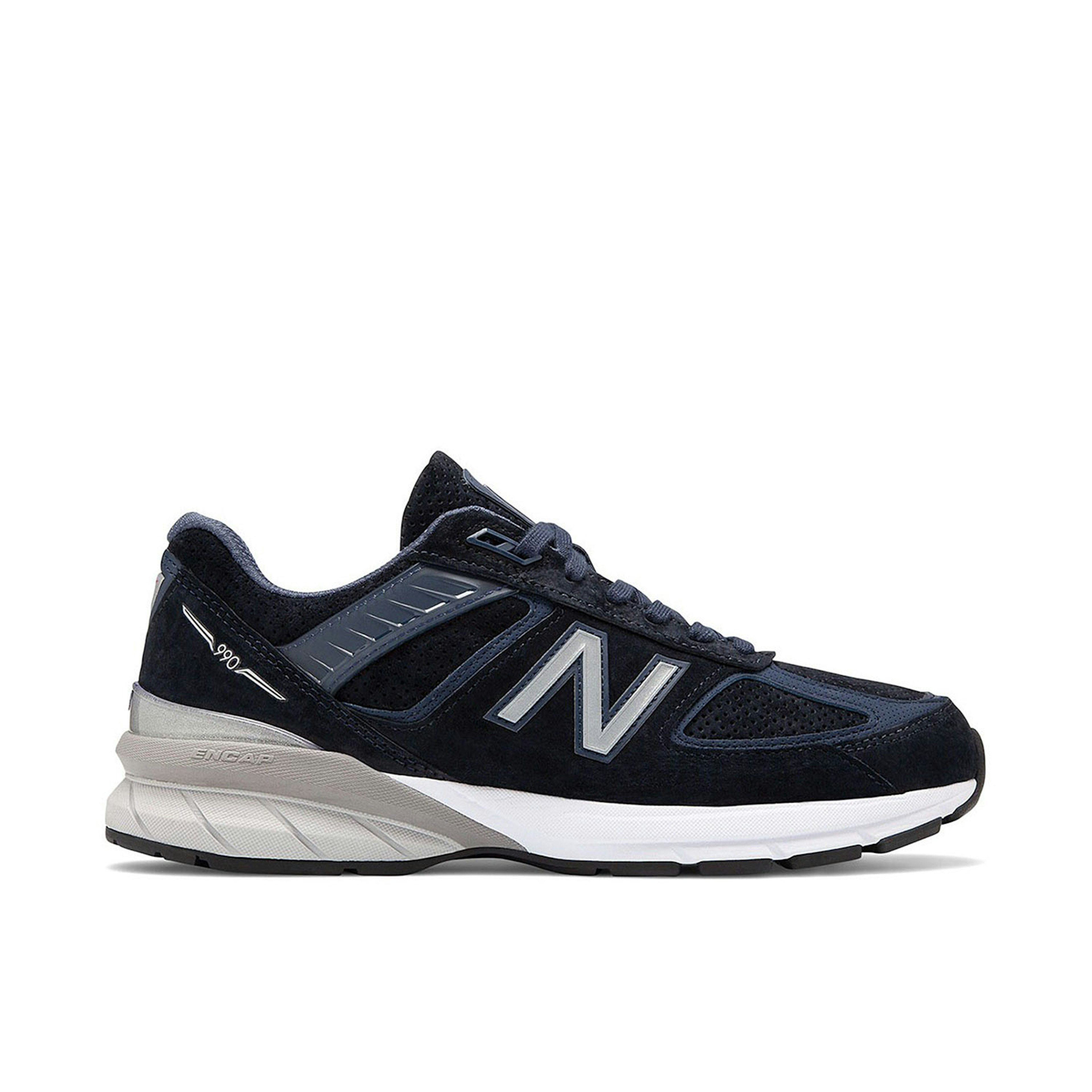 New Balance 990V5 Made in the USA Navy Silver