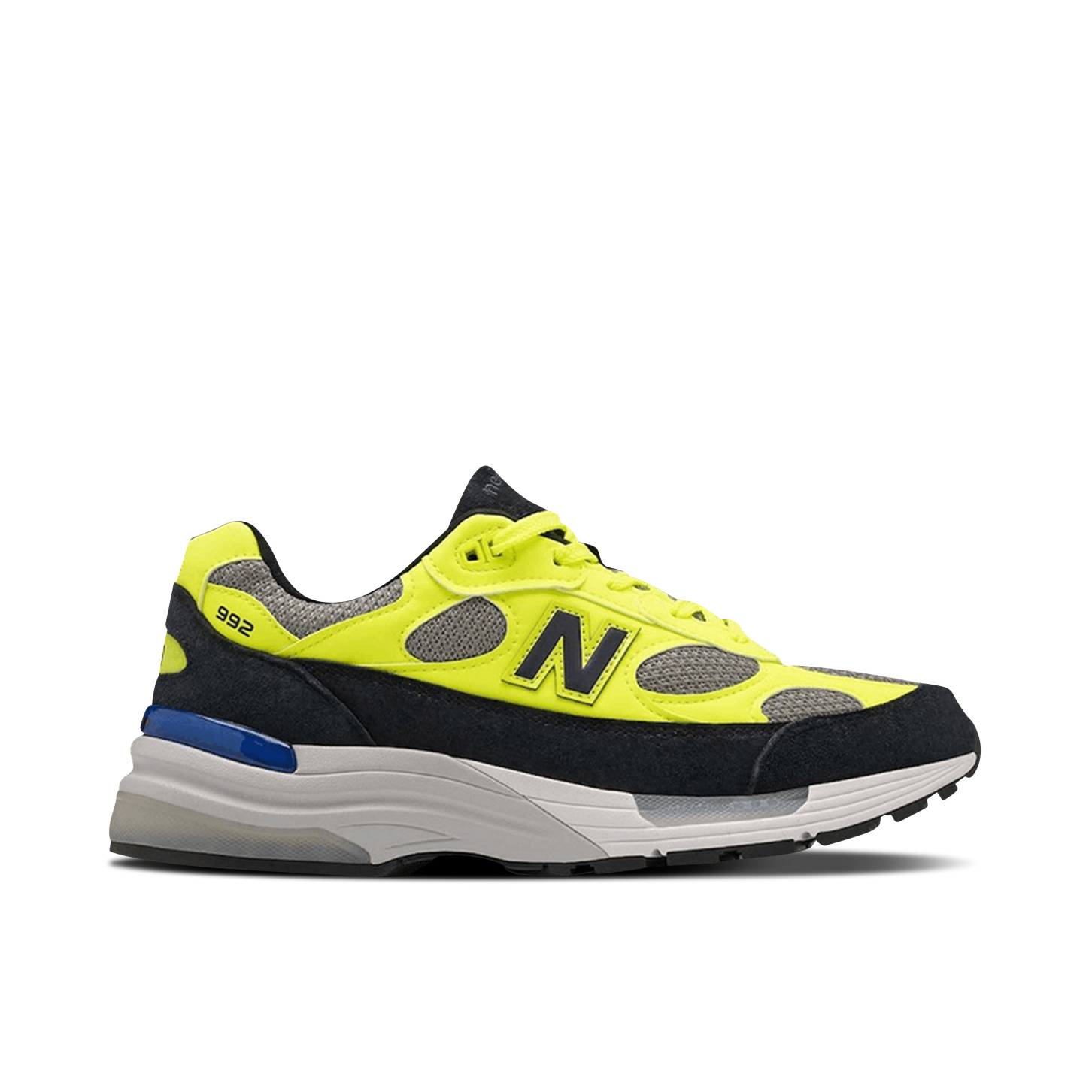 New Balance 992 Neon Yellow Black M992AF Laced