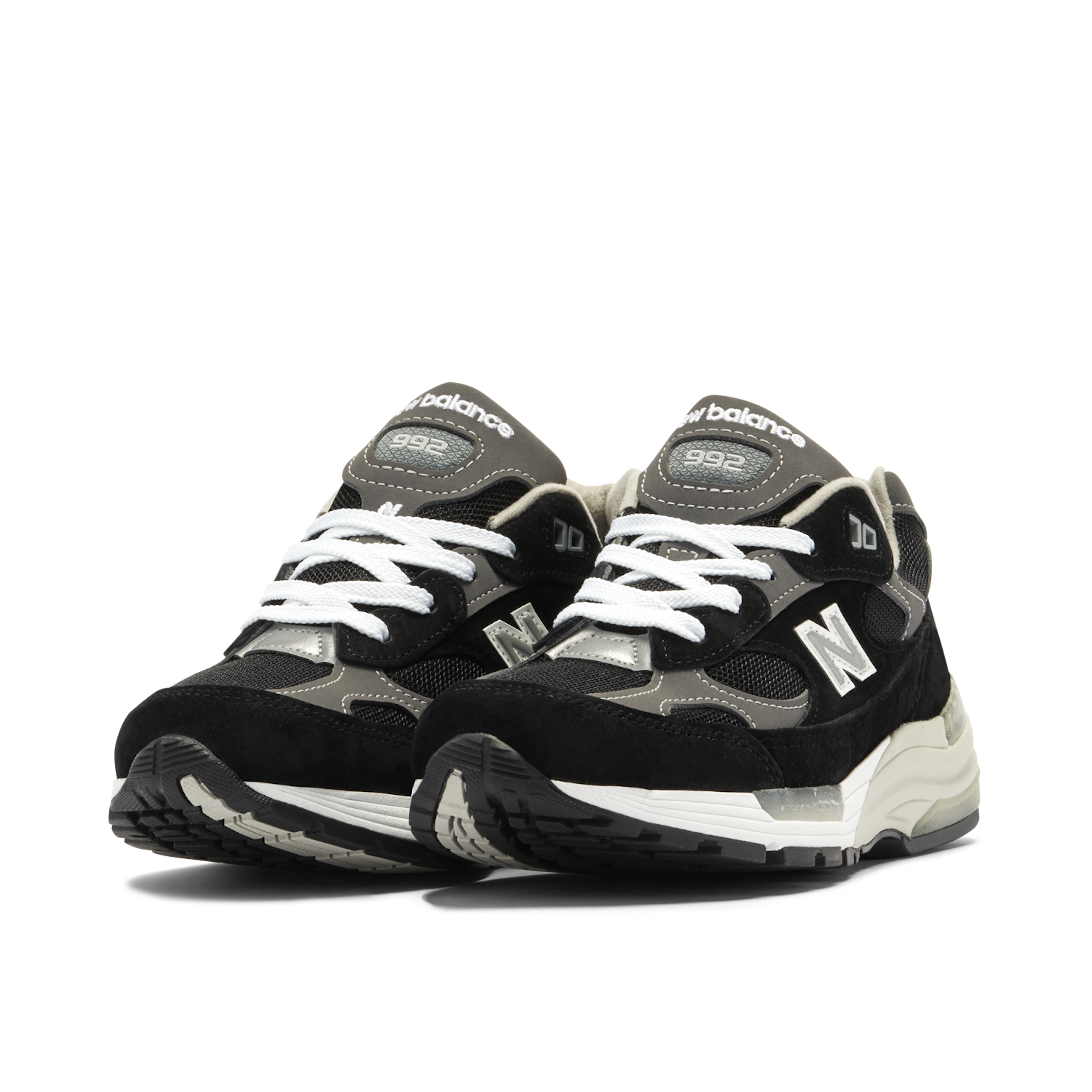 New Balance 992 Black Grey White M992EB Laced