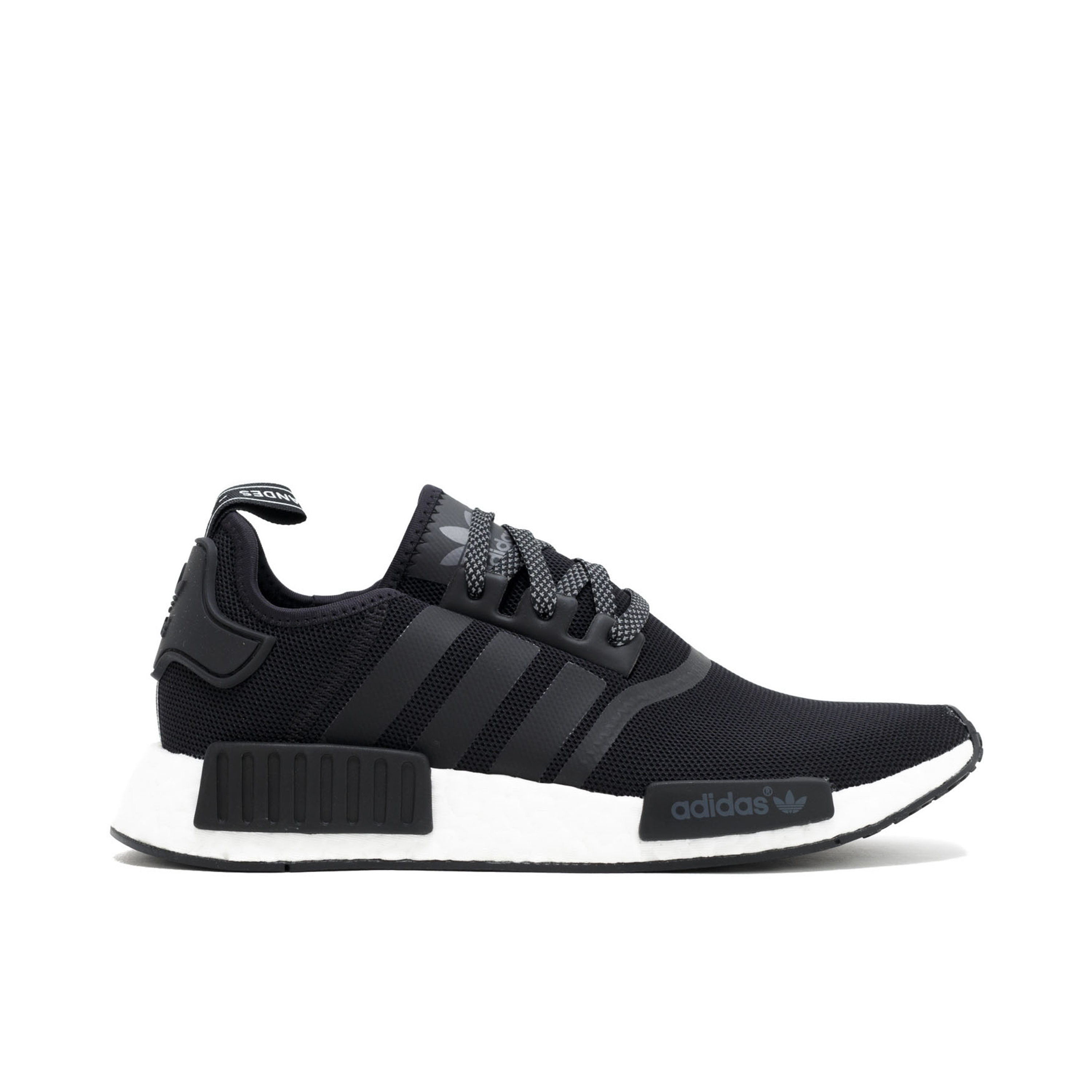 Nmd black reflective best sale