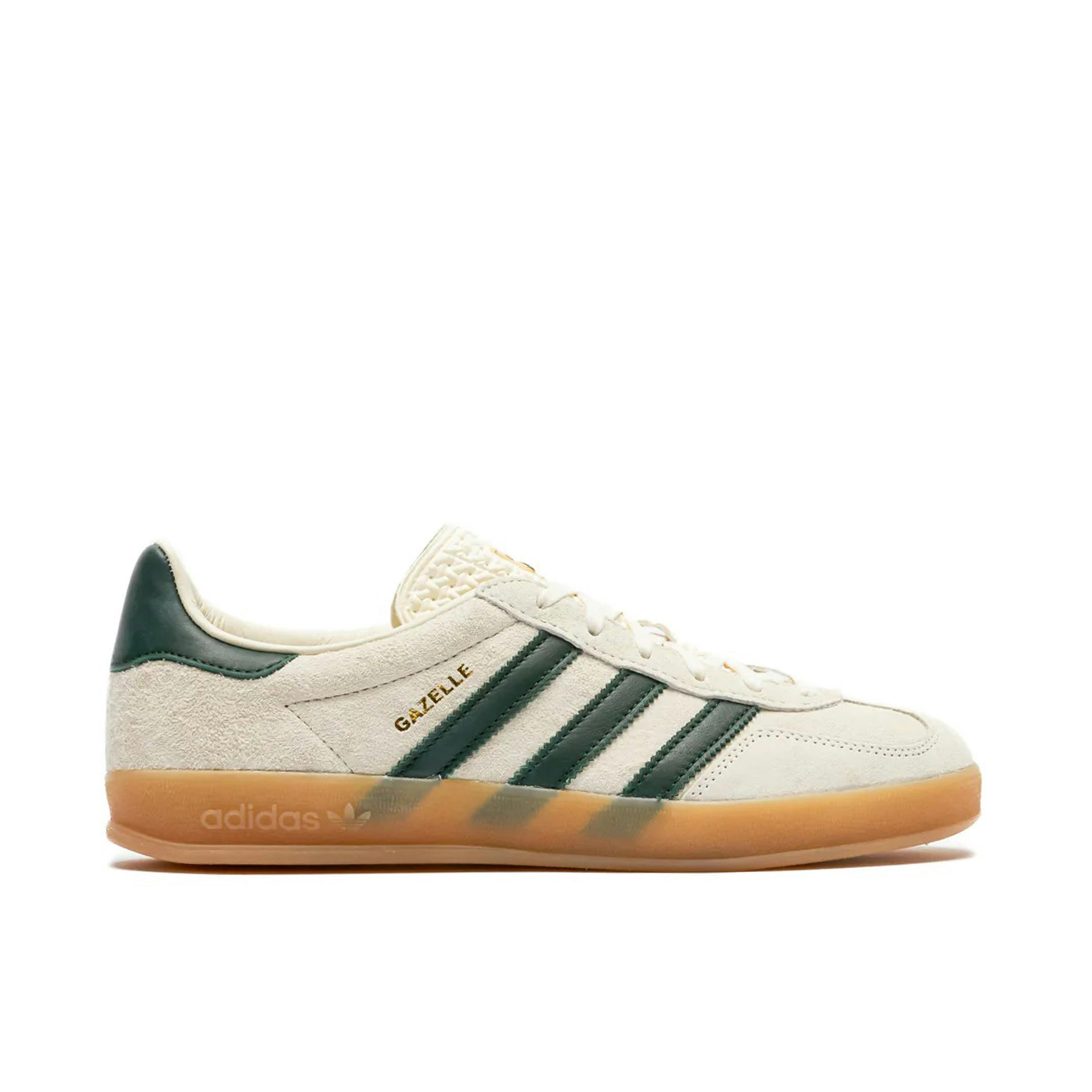 Adidas Gazelle Indoor White Green Gum