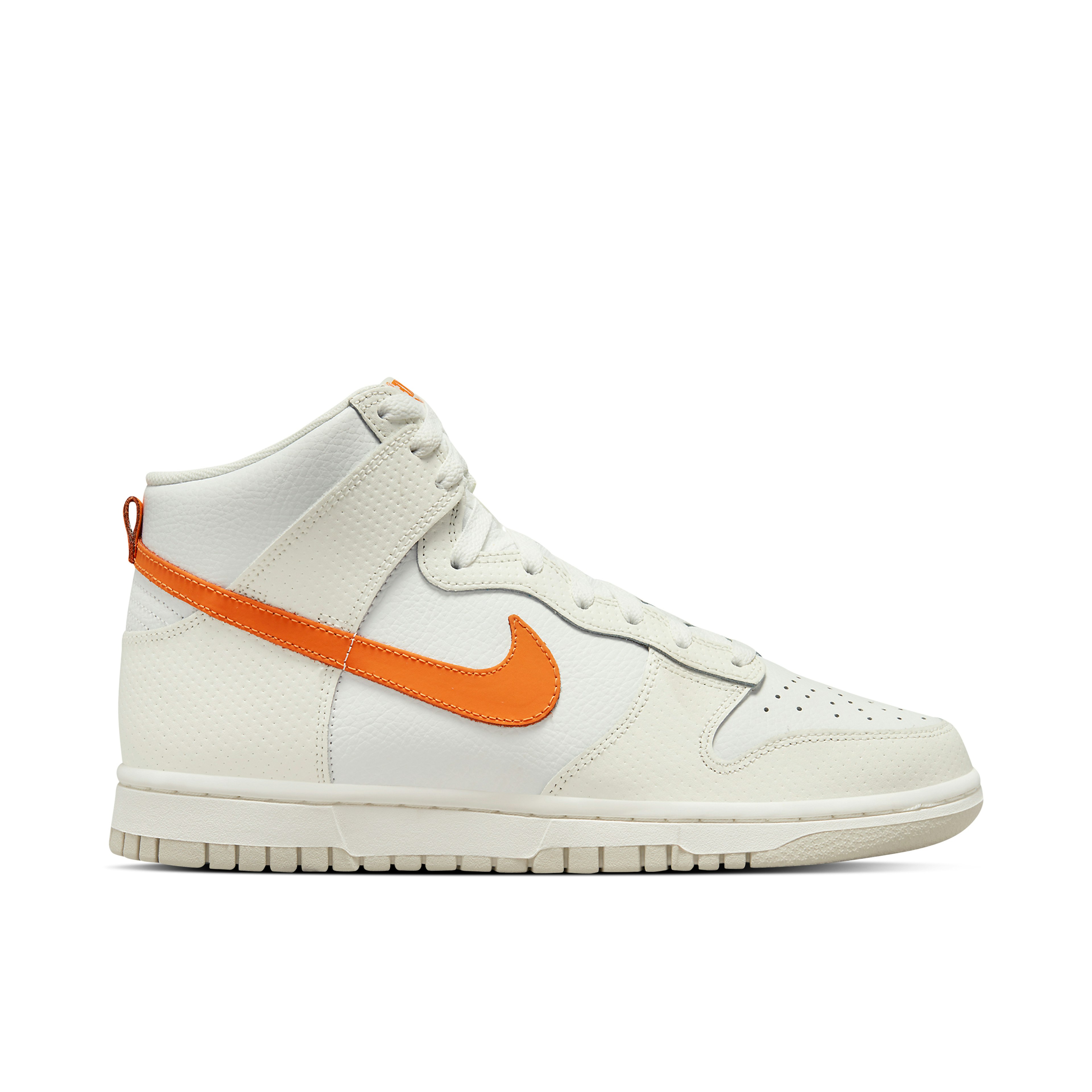 Nike Dunk High White Orange für Damen