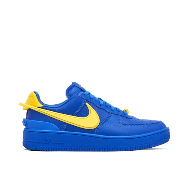 Nike Air Force Low x AMBUSH Blue Yellow DV3464-400 Laced