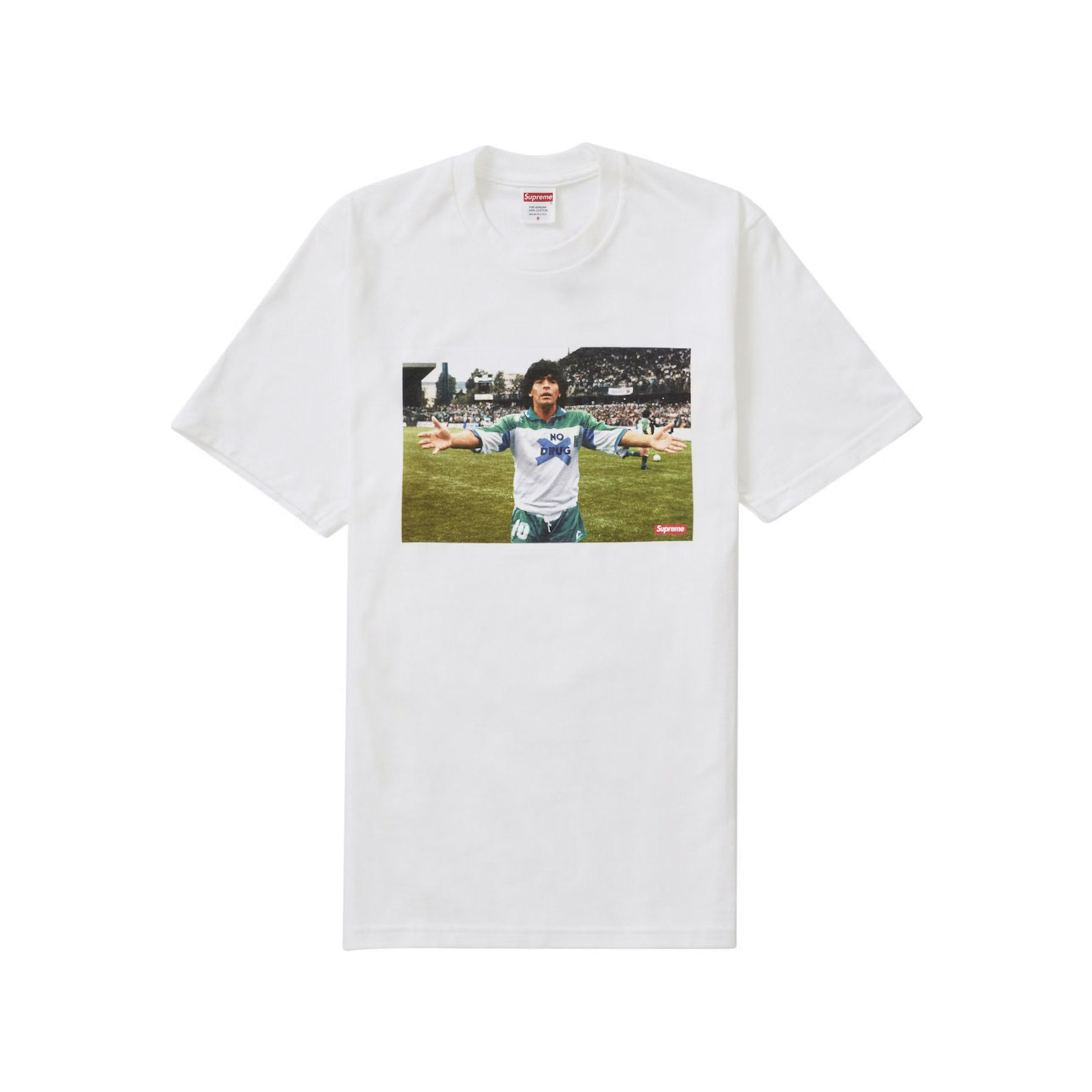 Supreme Maradona Tee White