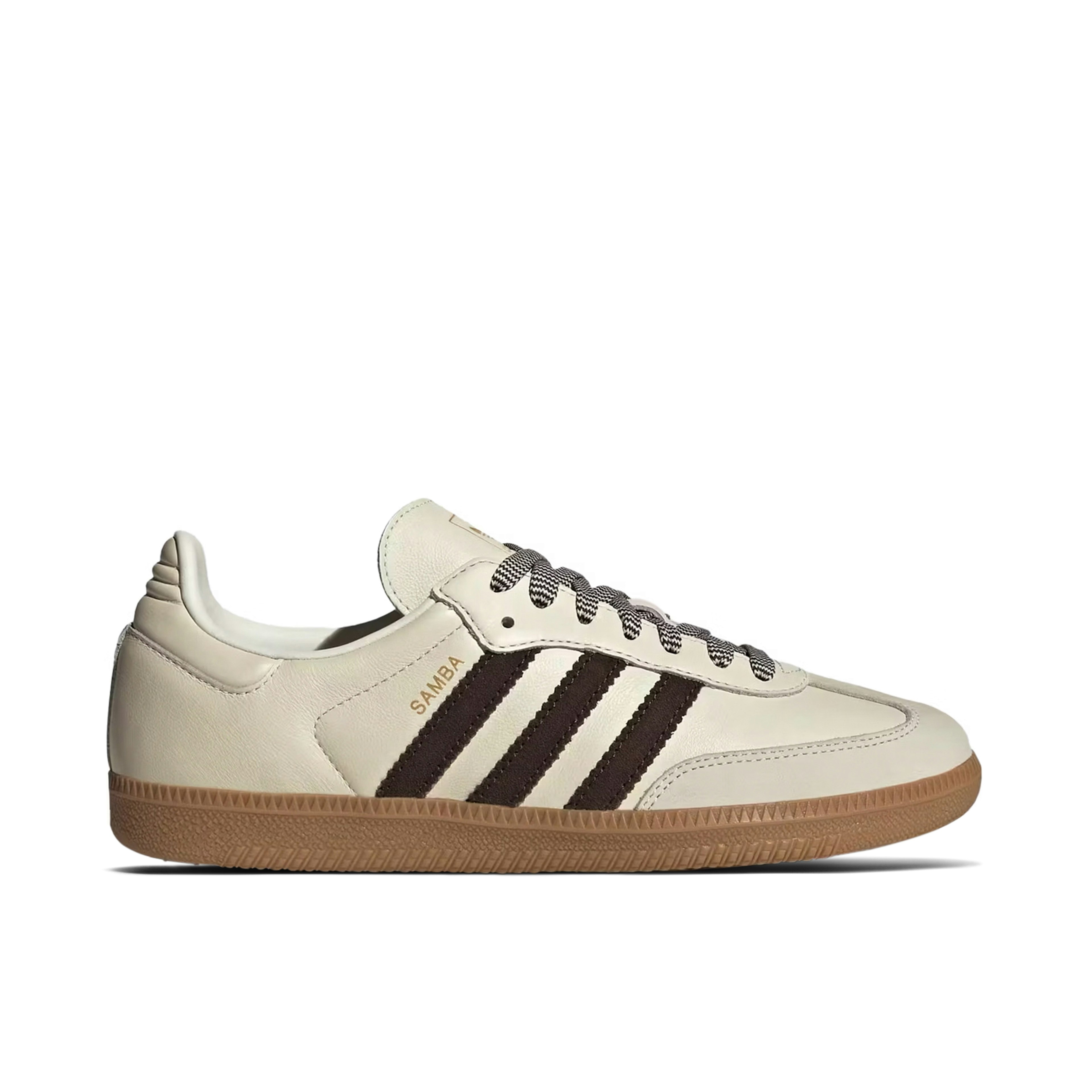 Adidas Samba OG Off White Dark Brown Womens