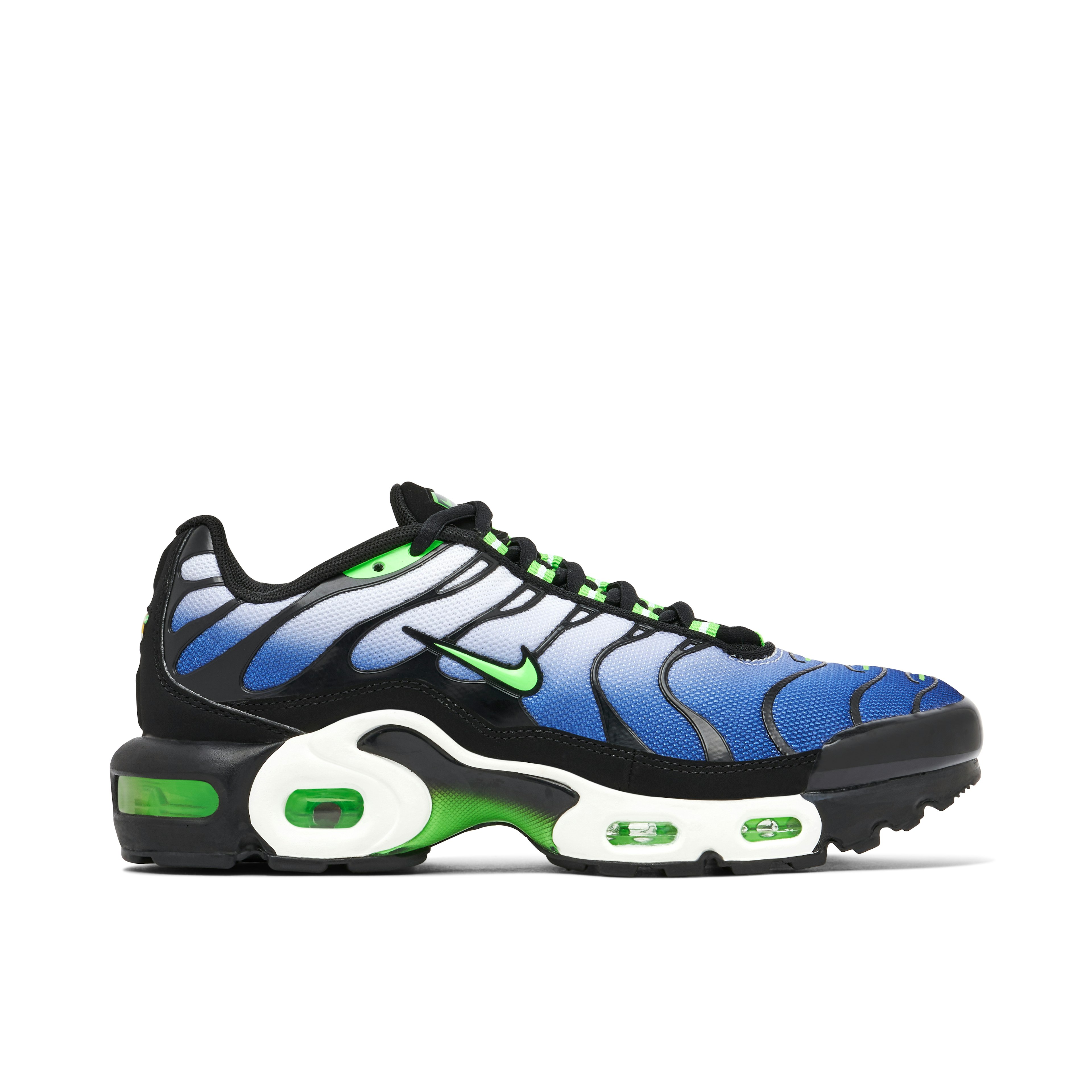 nike comme TN Air Max Plus Icons Black Silence Green GS