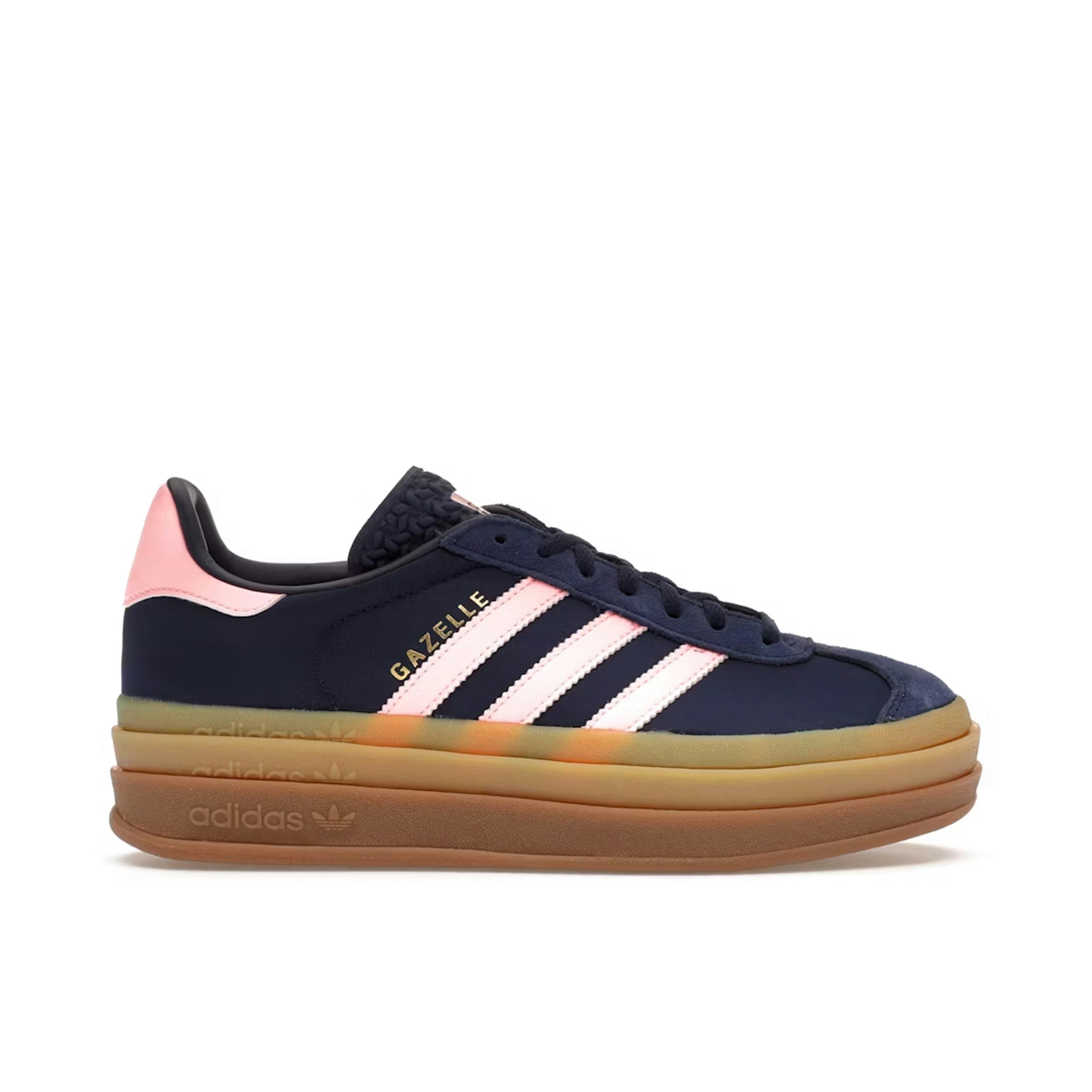 Adidas Gazelle Bold Dark Blue Pink Spark Womens